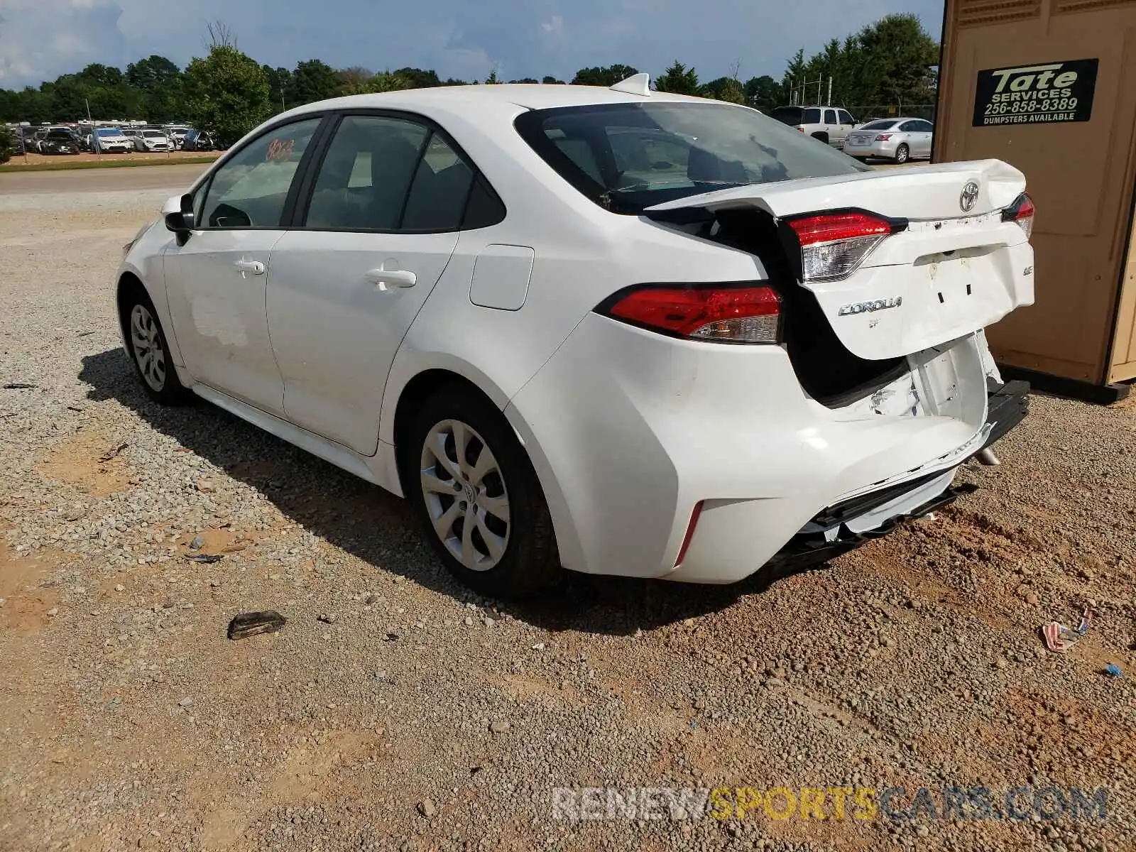 3 Photograph of a damaged car 5YFEPMAE1MP175775 TOYOTA COROLLA 2021