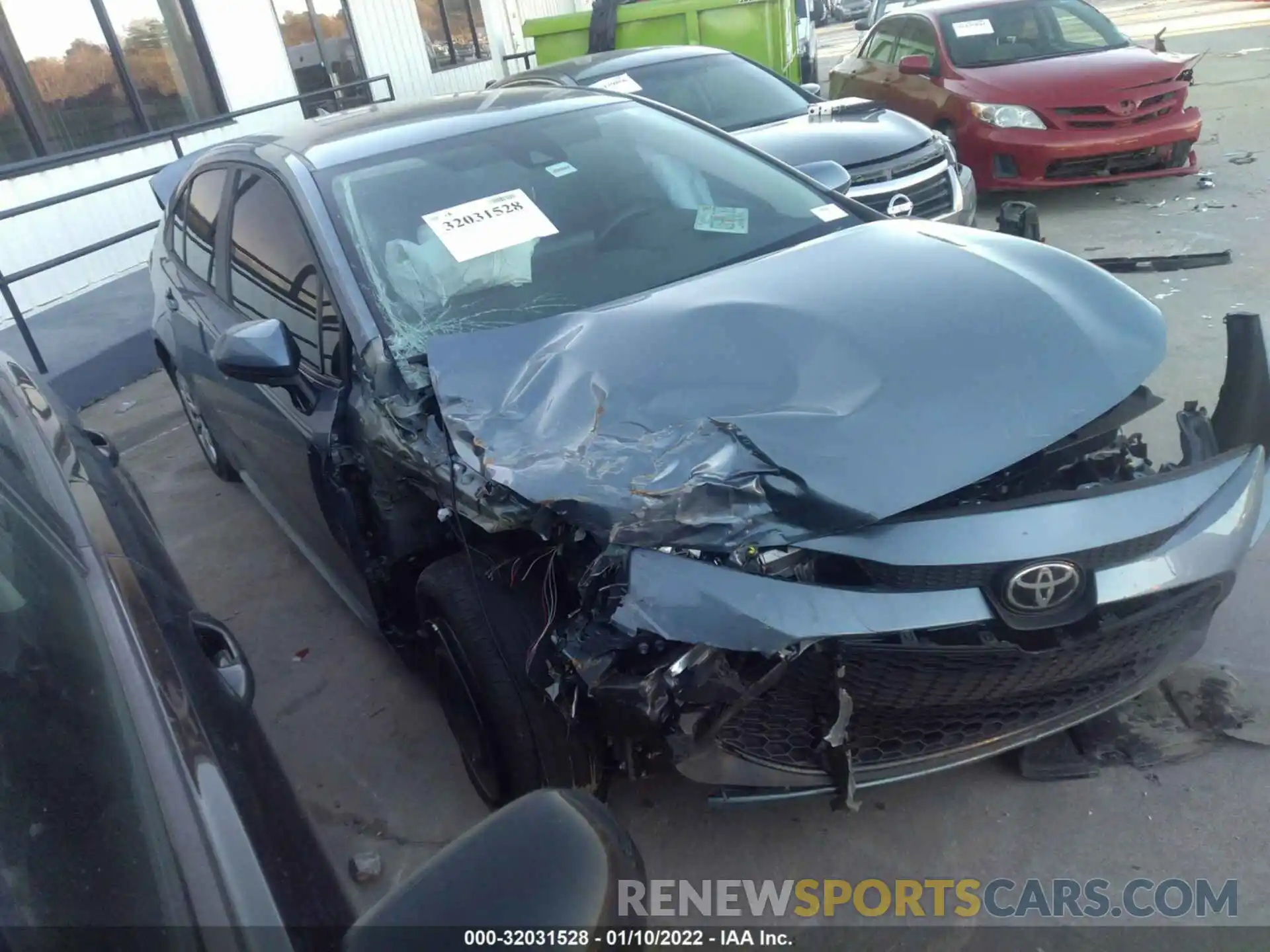 1 Photograph of a damaged car 5YFEPMAE1MP175825 TOYOTA COROLLA 2021