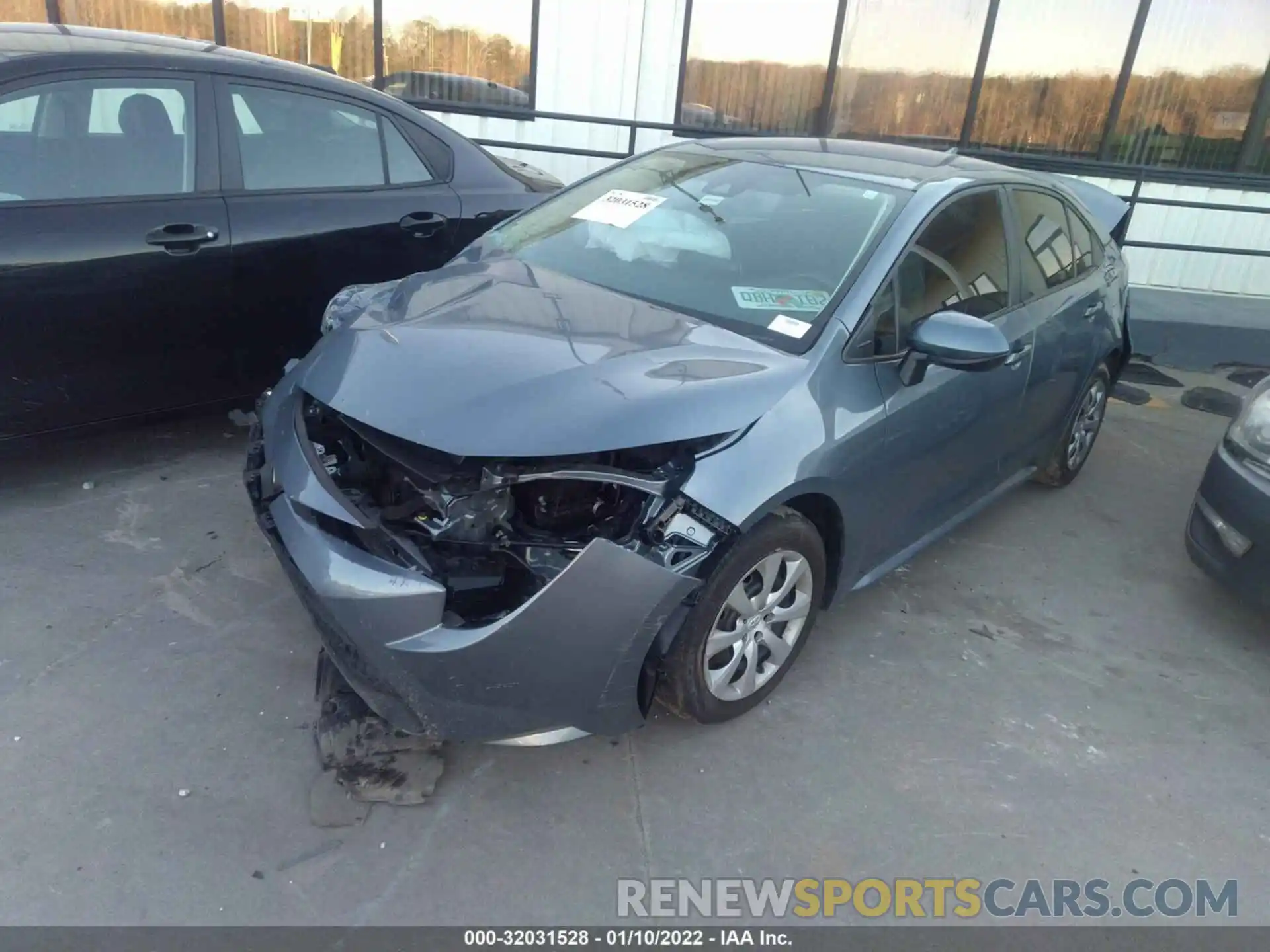 2 Photograph of a damaged car 5YFEPMAE1MP175825 TOYOTA COROLLA 2021