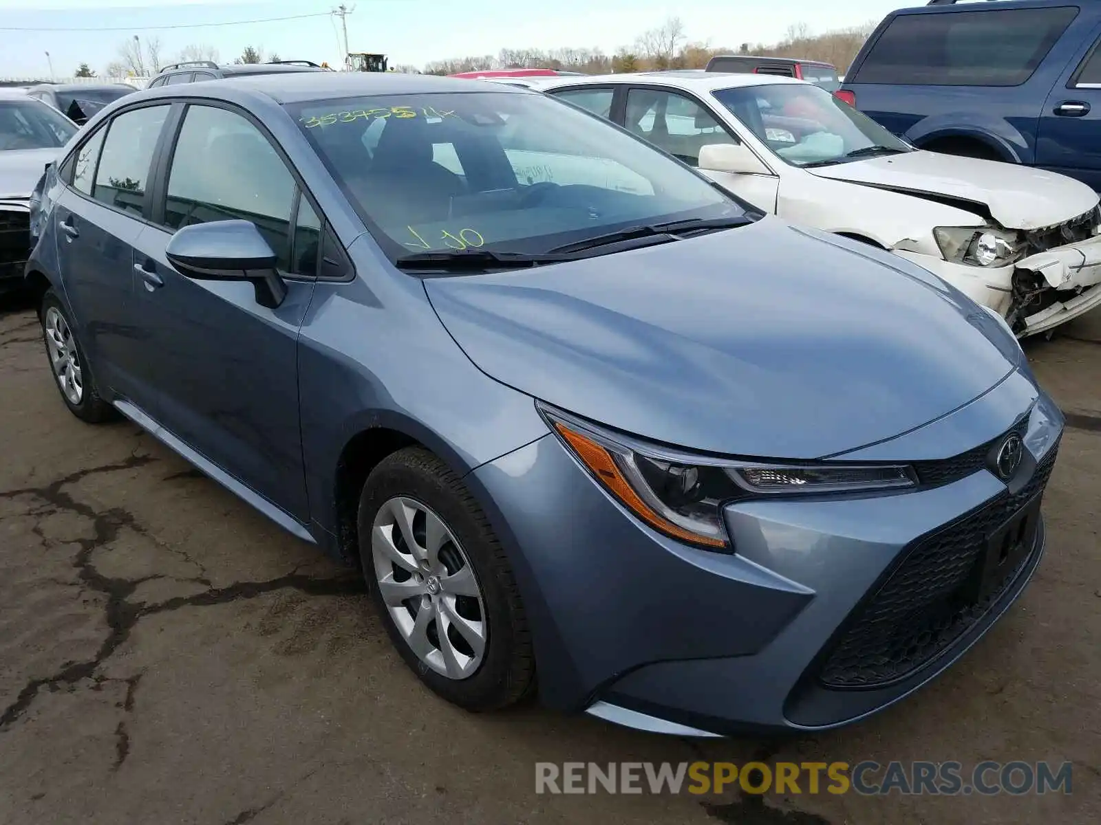 1 Photograph of a damaged car 5YFEPMAE1MP177266 TOYOTA COROLLA 2021