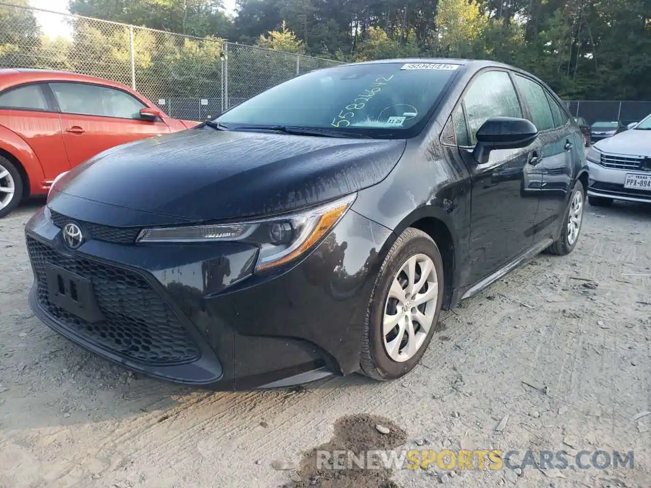 2 Photograph of a damaged car 5YFEPMAE1MP177347 TOYOTA COROLLA 2021