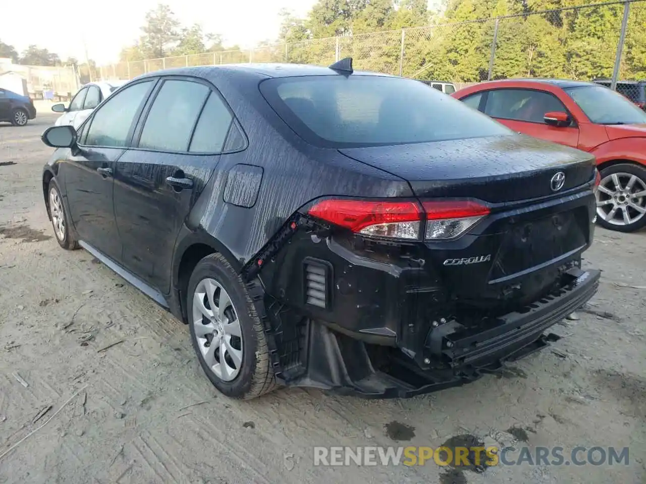 3 Photograph of a damaged car 5YFEPMAE1MP177347 TOYOTA COROLLA 2021