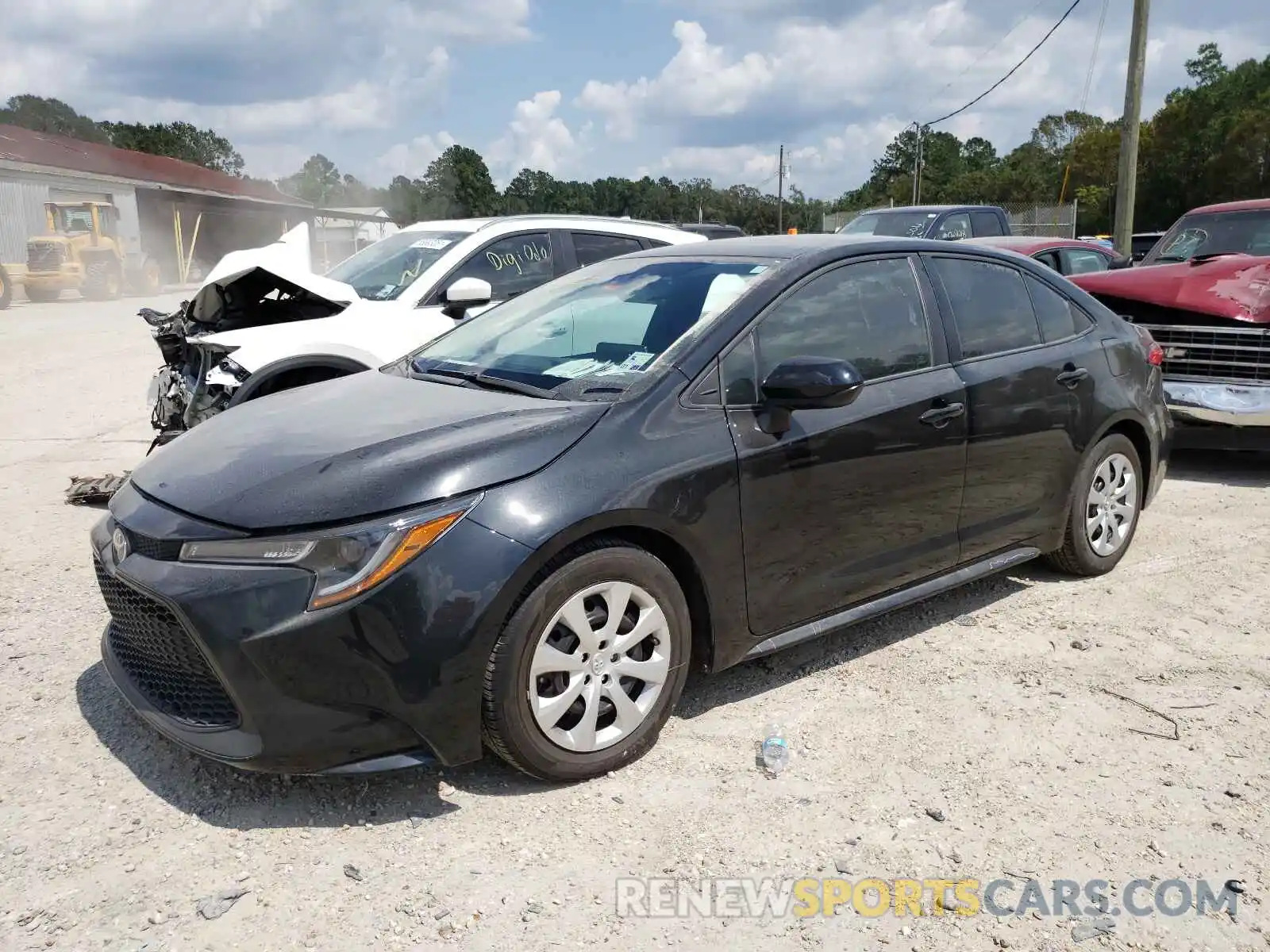 2 Photograph of a damaged car 5YFEPMAE1MP177672 TOYOTA COROLLA 2021