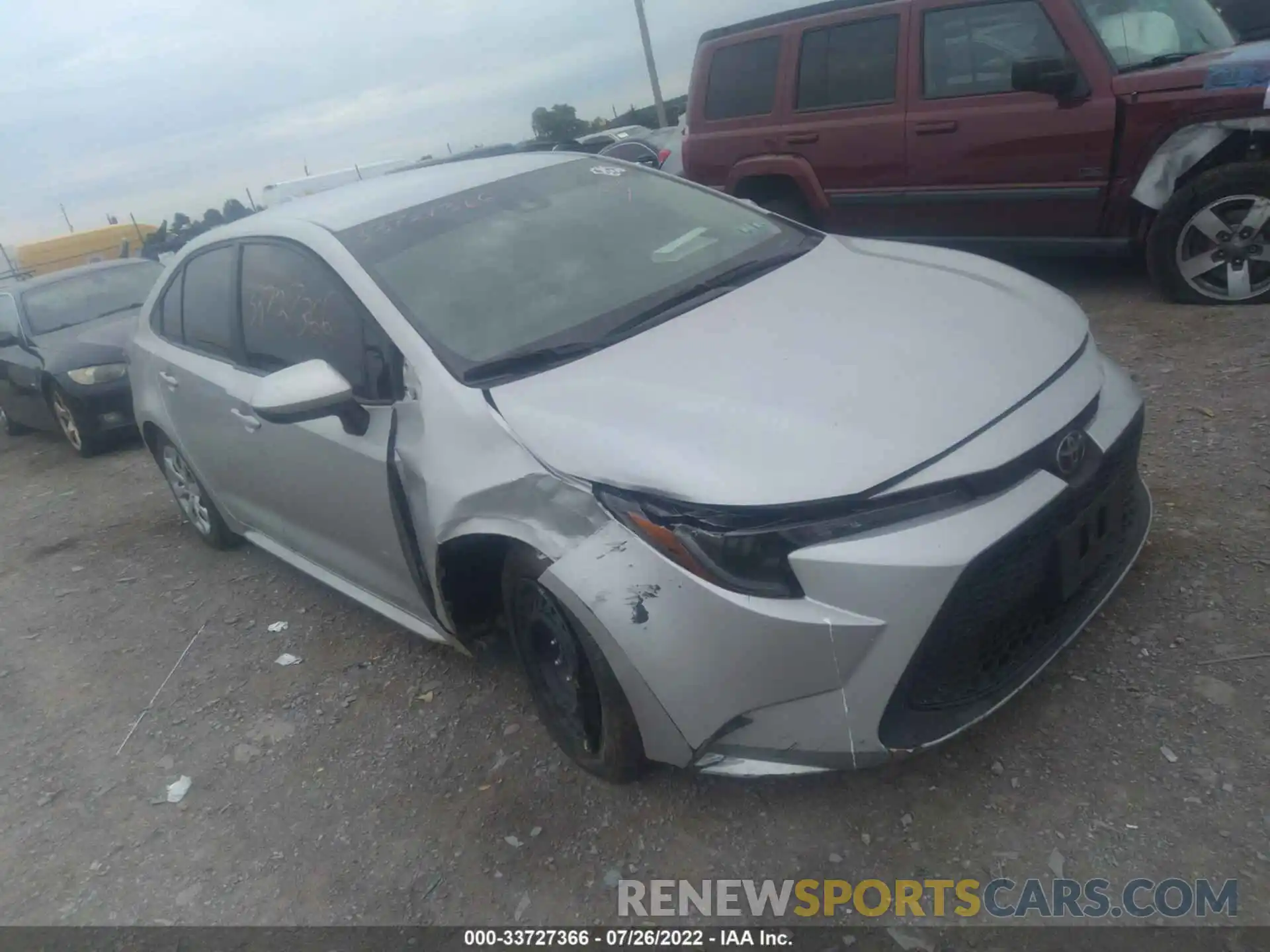 1 Photograph of a damaged car 5YFEPMAE1MP177851 TOYOTA COROLLA 2021