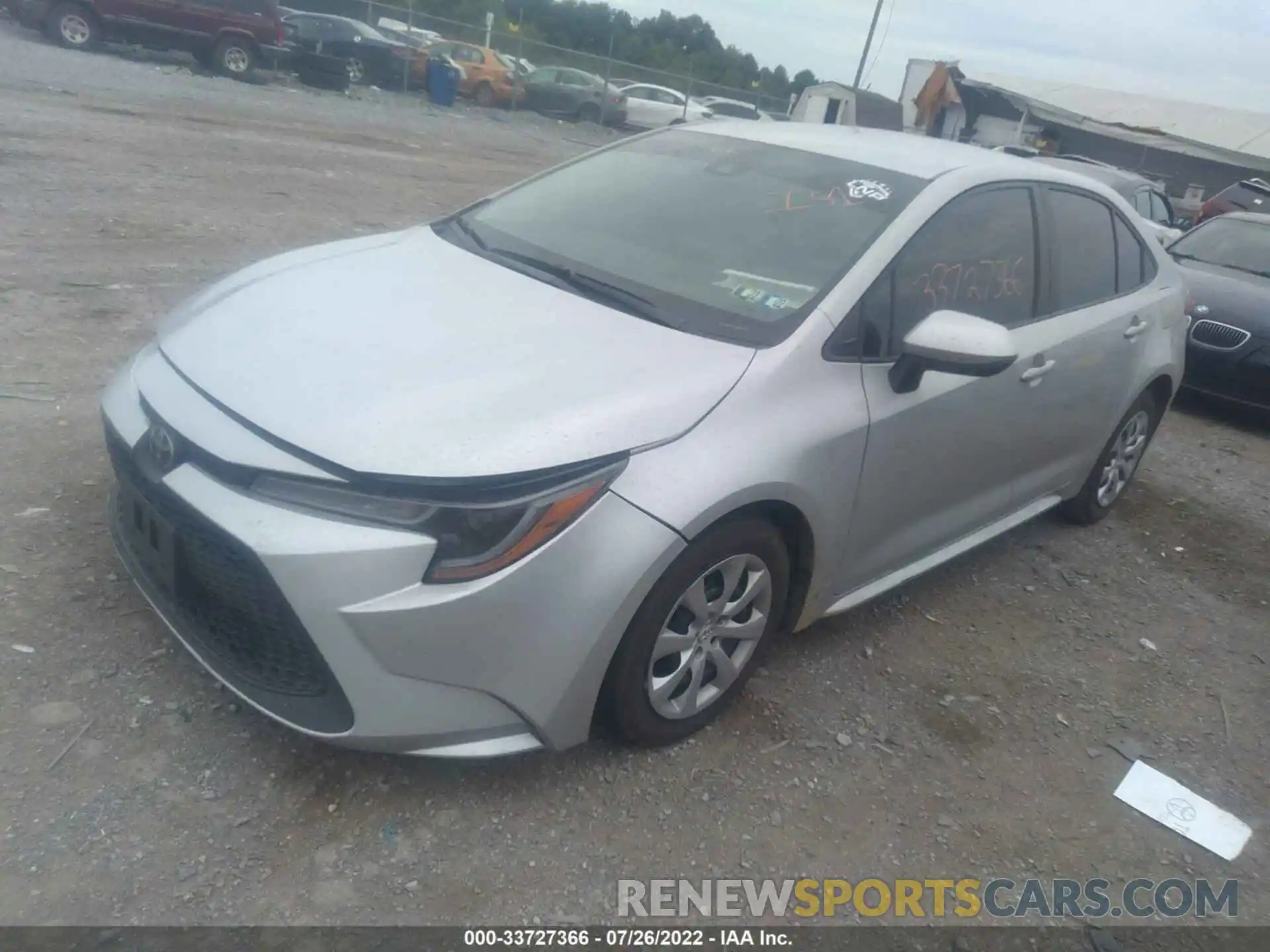 2 Photograph of a damaged car 5YFEPMAE1MP177851 TOYOTA COROLLA 2021