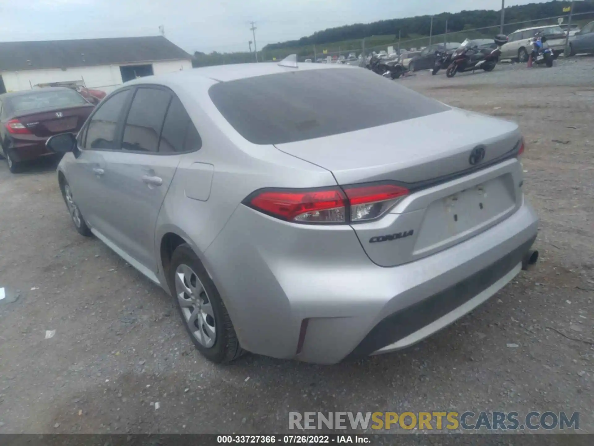 3 Photograph of a damaged car 5YFEPMAE1MP177851 TOYOTA COROLLA 2021