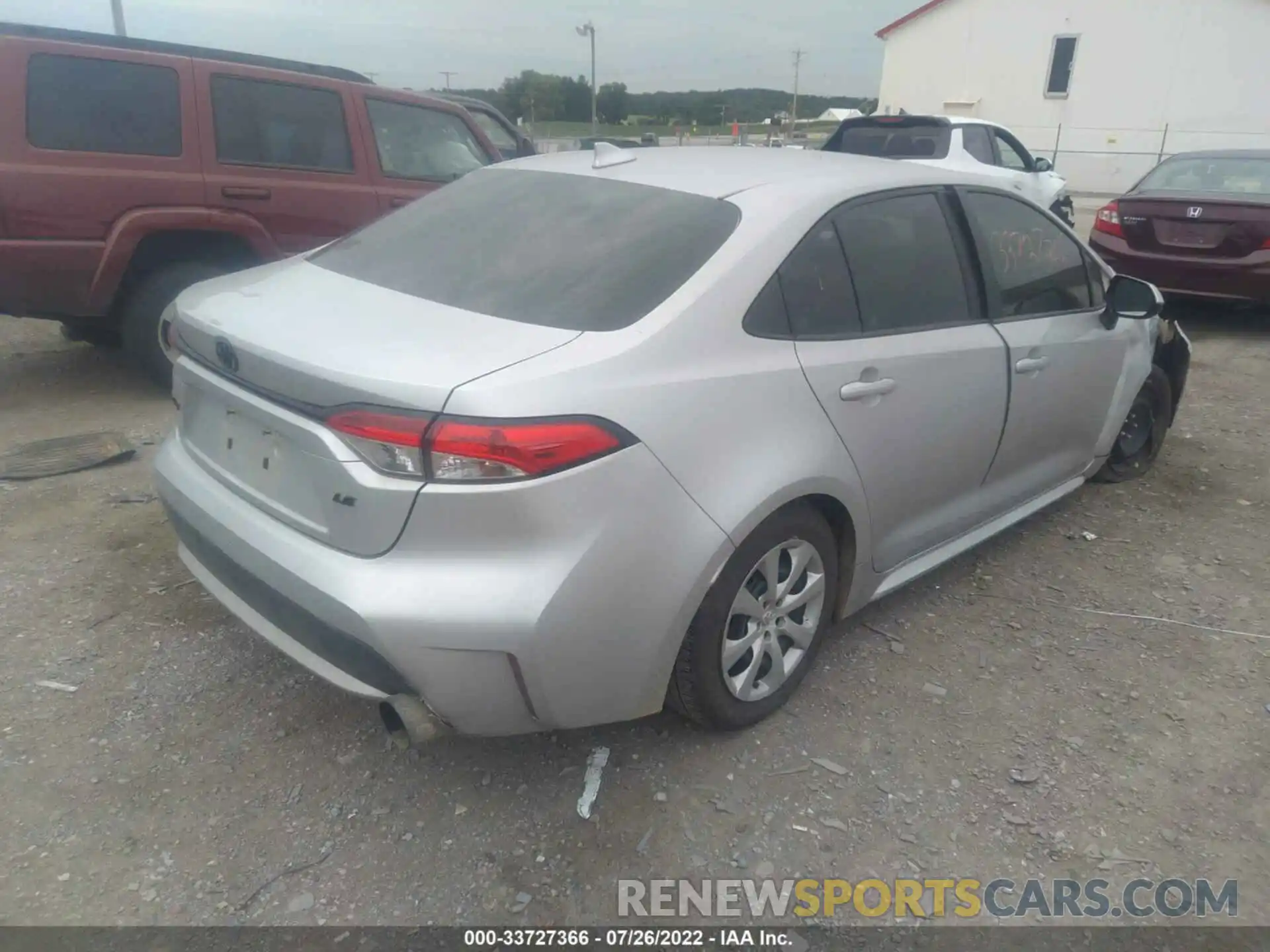 4 Photograph of a damaged car 5YFEPMAE1MP177851 TOYOTA COROLLA 2021