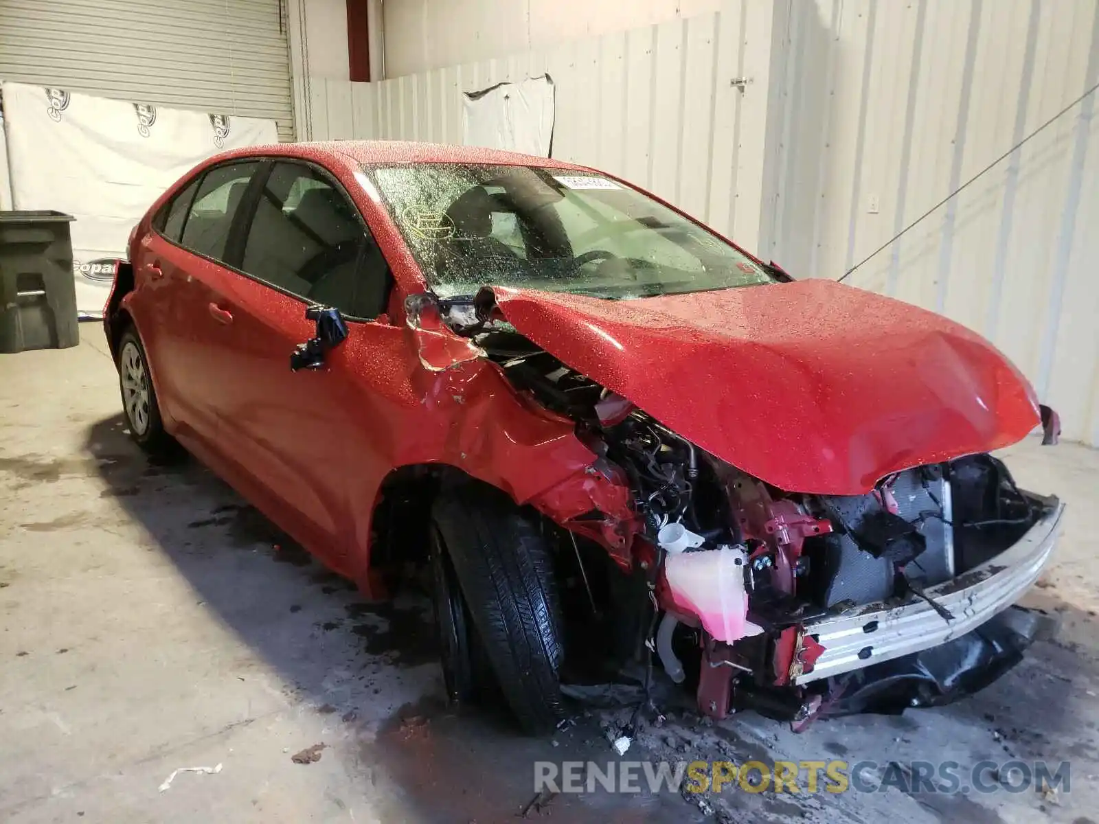 1 Photograph of a damaged car 5YFEPMAE1MP177946 TOYOTA COROLLA 2021