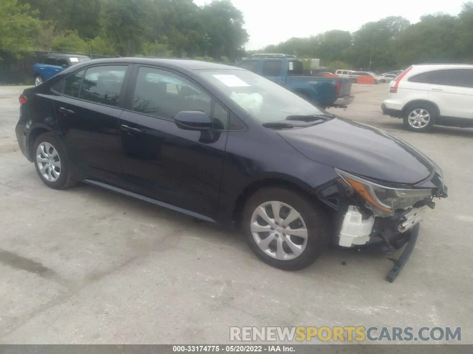 1 Photograph of a damaged car 5YFEPMAE1MP178627 TOYOTA COROLLA 2021