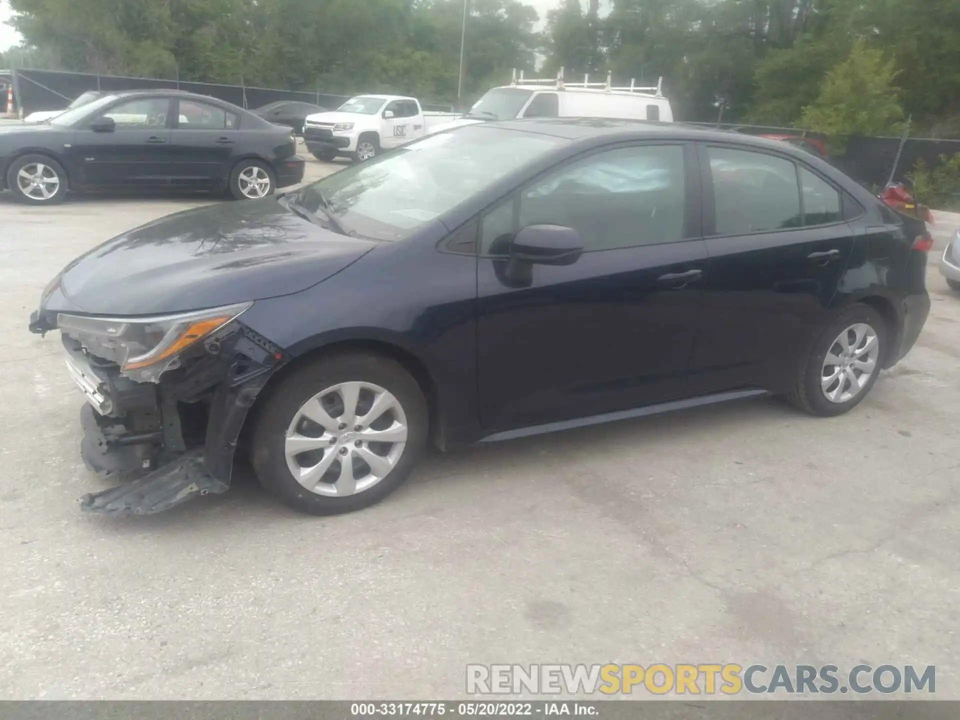 2 Photograph of a damaged car 5YFEPMAE1MP178627 TOYOTA COROLLA 2021