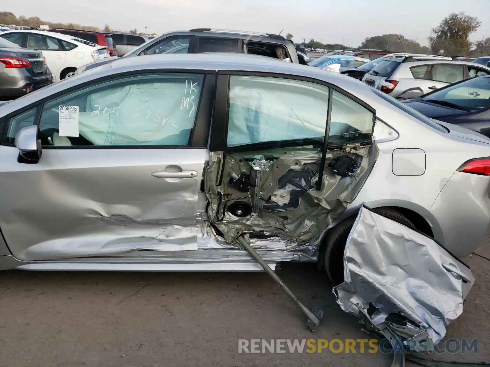 9 Photograph of a damaged car 5YFEPMAE1MP179468 TOYOTA COROLLA 2021