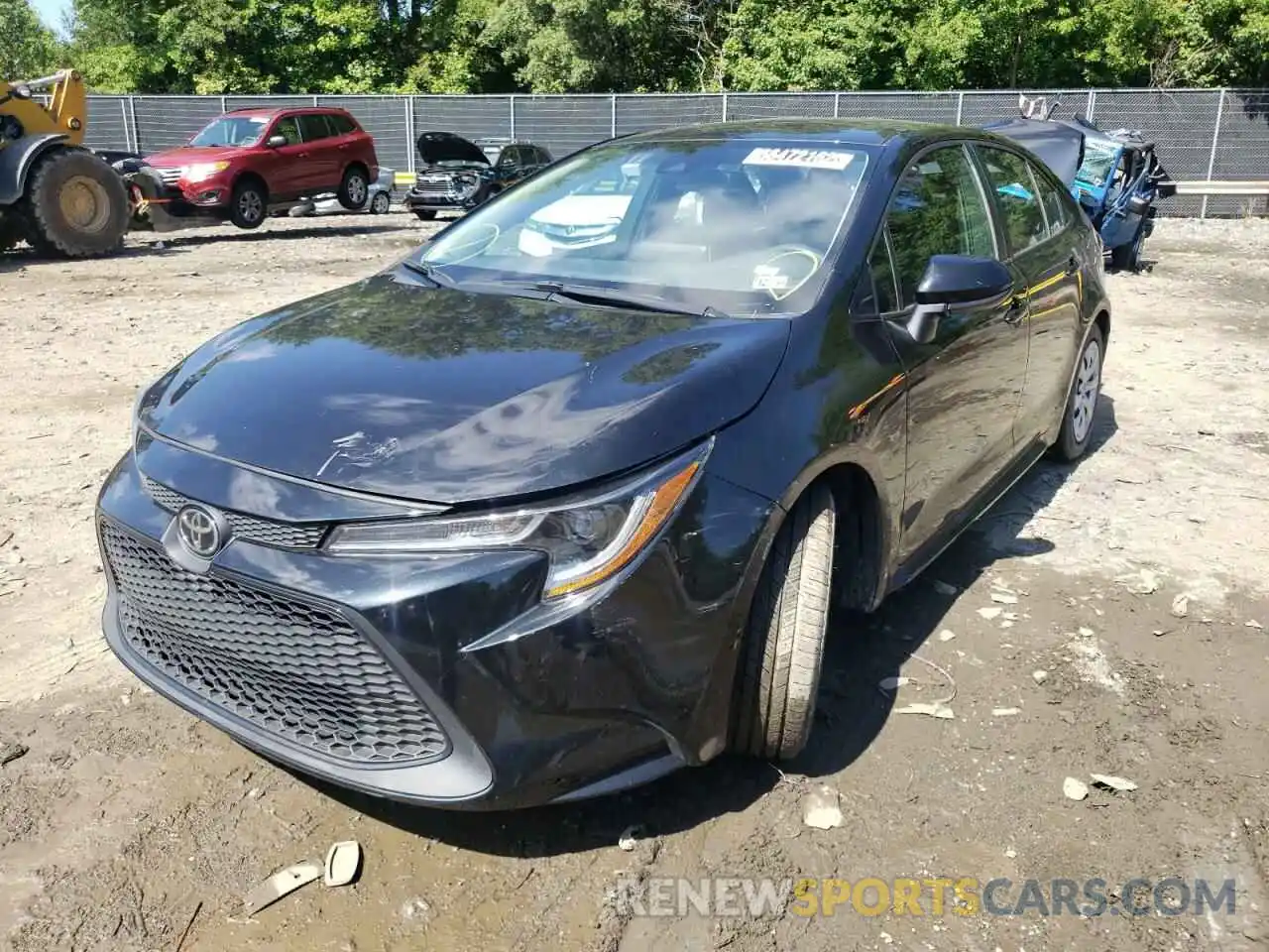 2 Photograph of a damaged car 5YFEPMAE1MP179728 TOYOTA COROLLA 2021