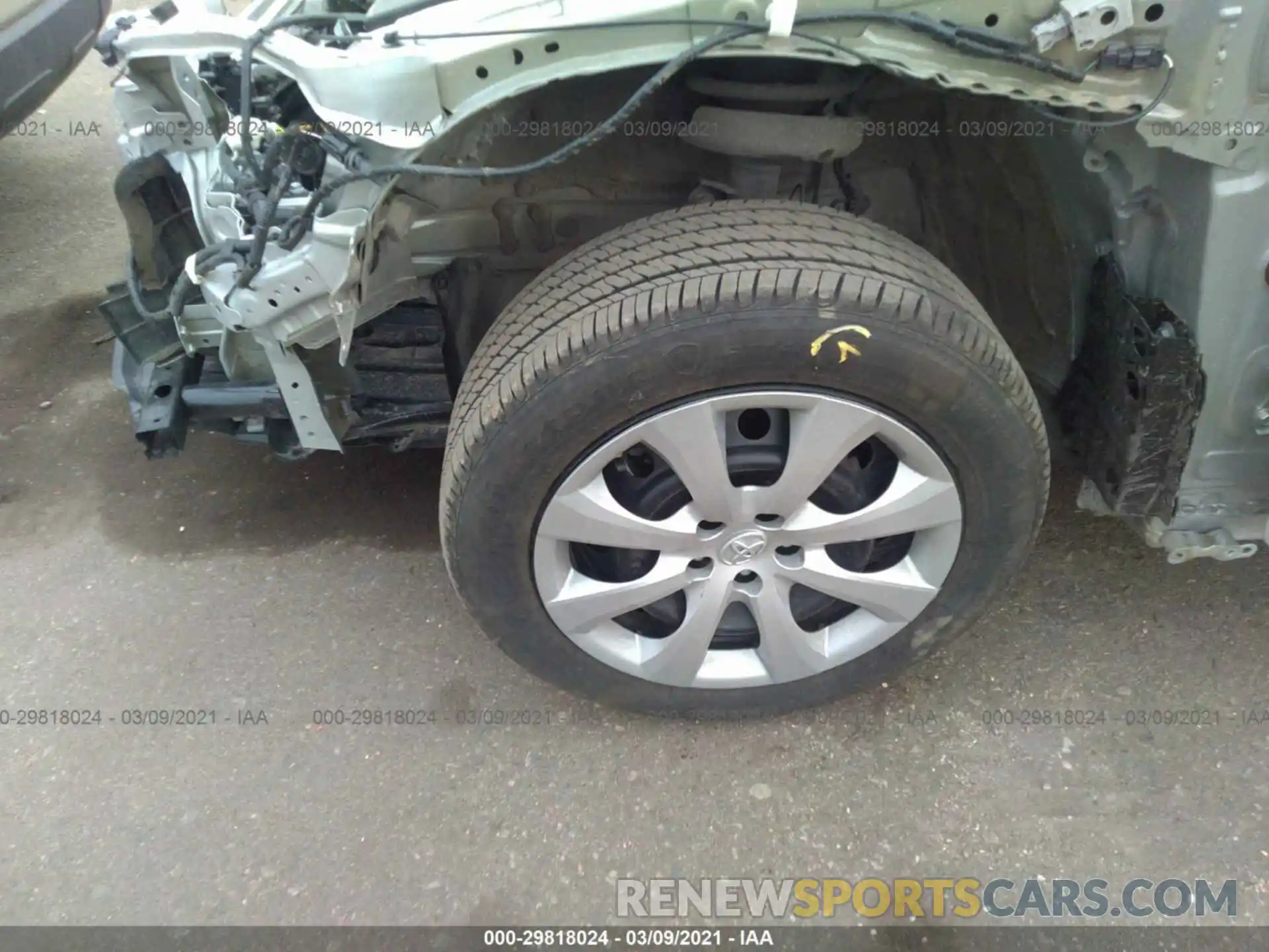 13 Photograph of a damaged car 5YFEPMAE1MP179938 TOYOTA COROLLA 2021
