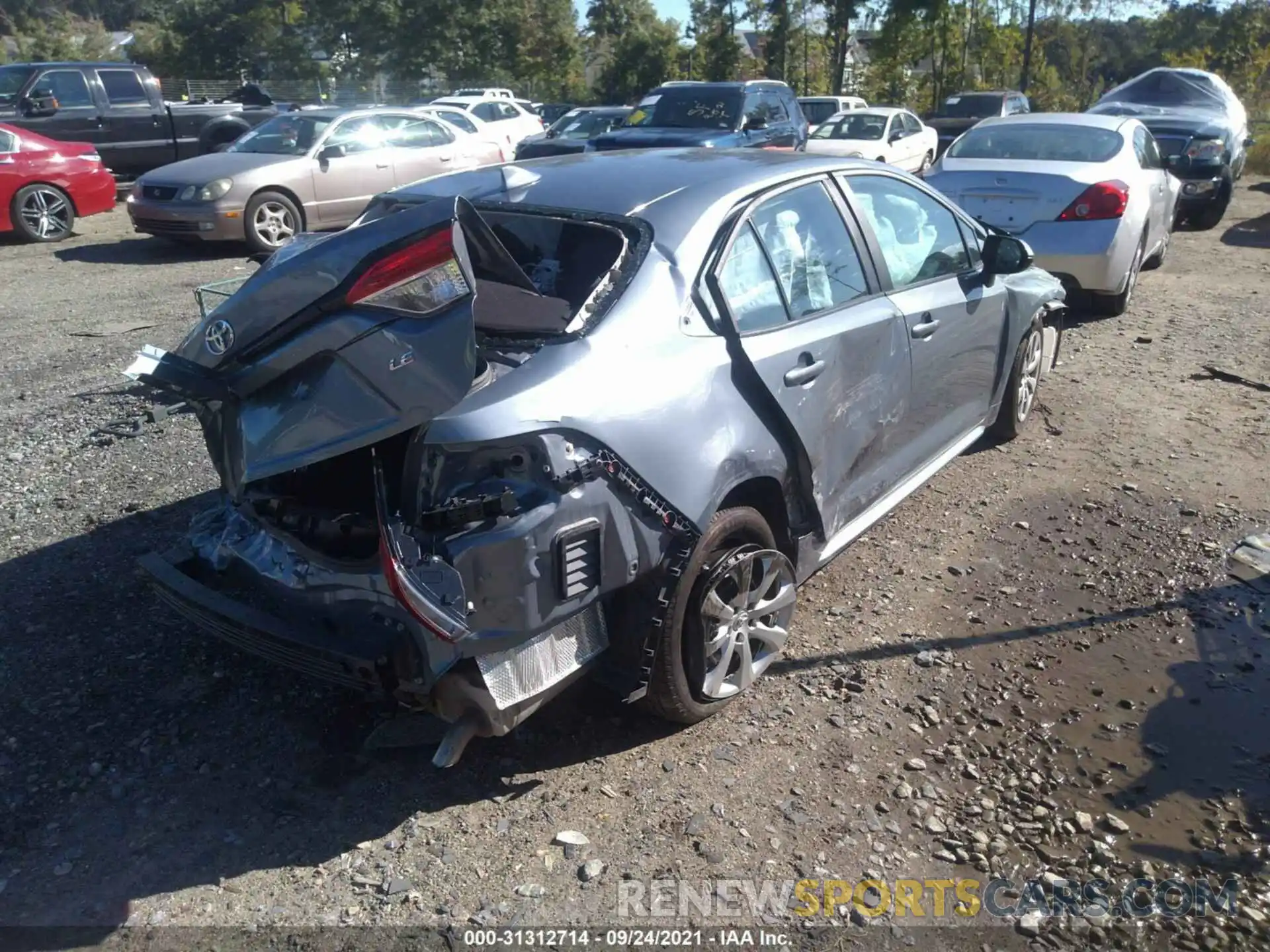 4 Photograph of a damaged car 5YFEPMAE1MP180118 TOYOTA COROLLA 2021