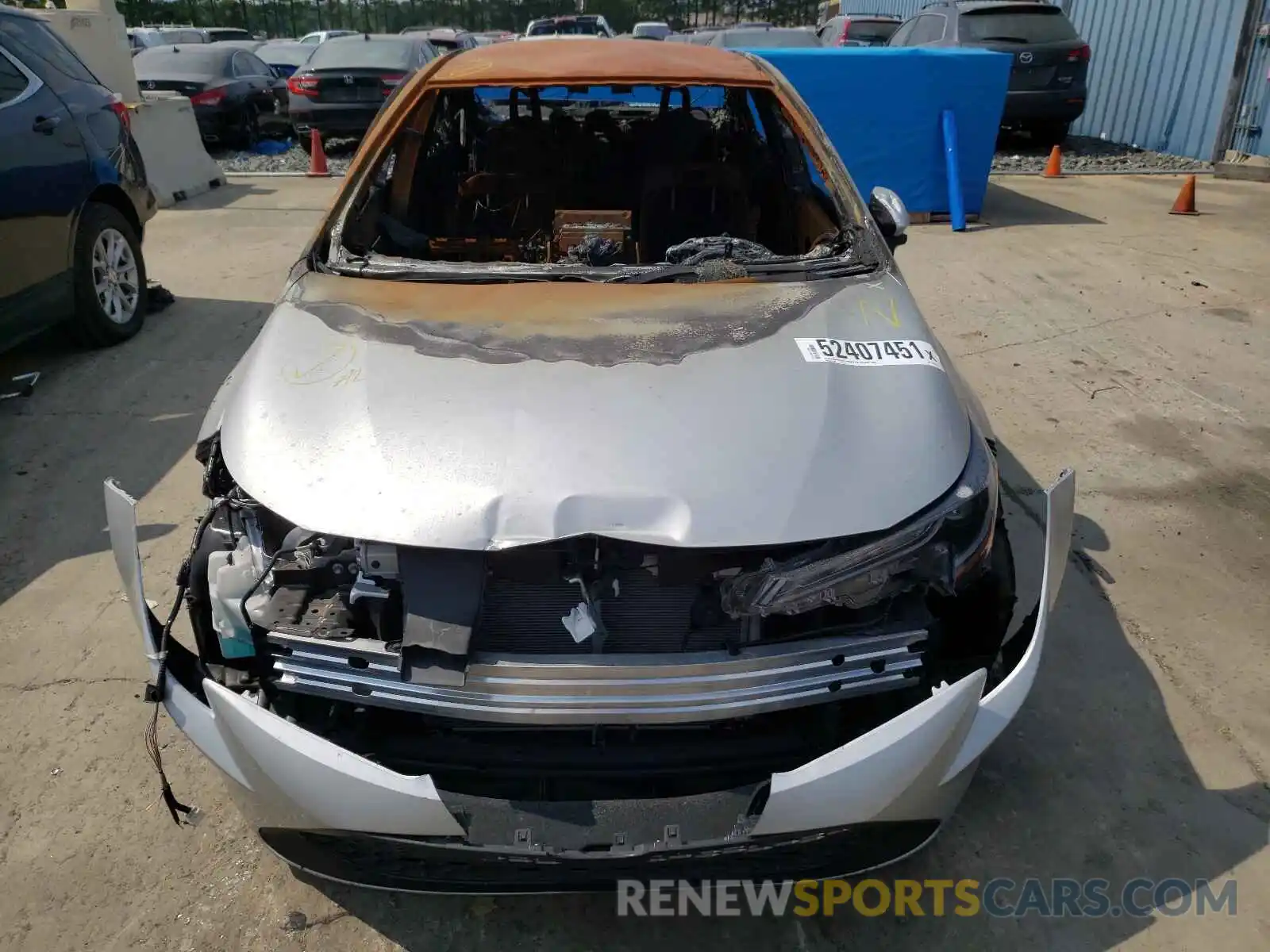 10 Photograph of a damaged car 5YFEPMAE1MP180300 TOYOTA COROLLA 2021