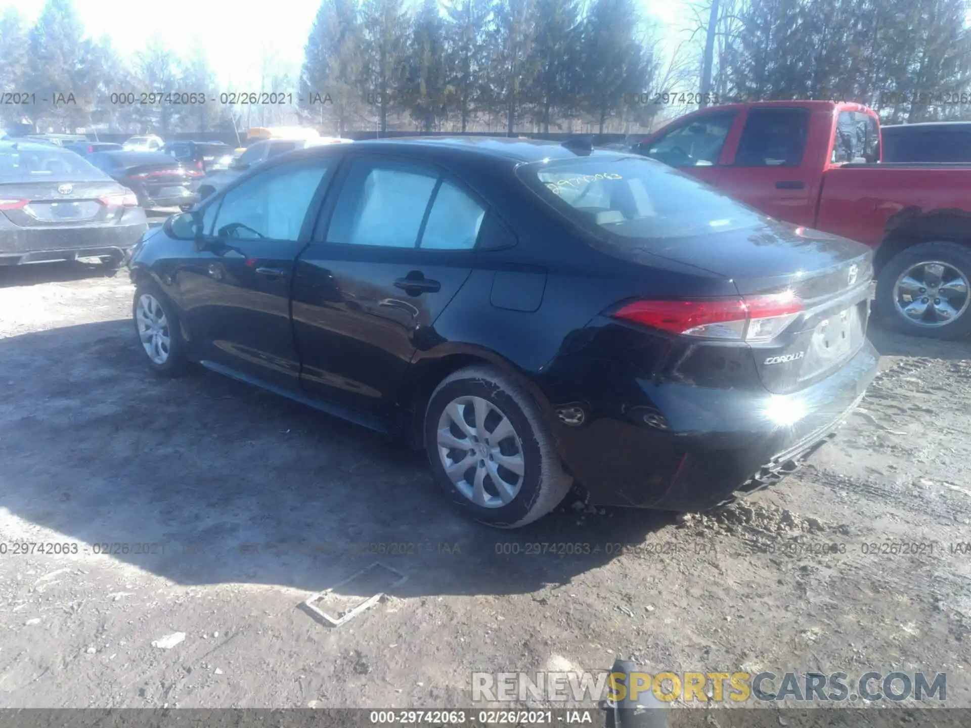 3 Photograph of a damaged car 5YFEPMAE1MP181205 TOYOTA COROLLA 2021