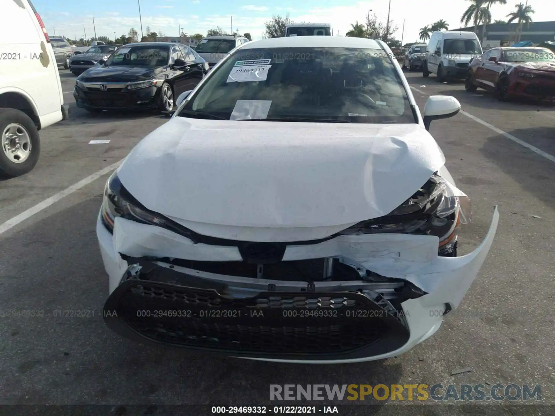 6 Photograph of a damaged car 5YFEPMAE1MP181401 TOYOTA COROLLA 2021