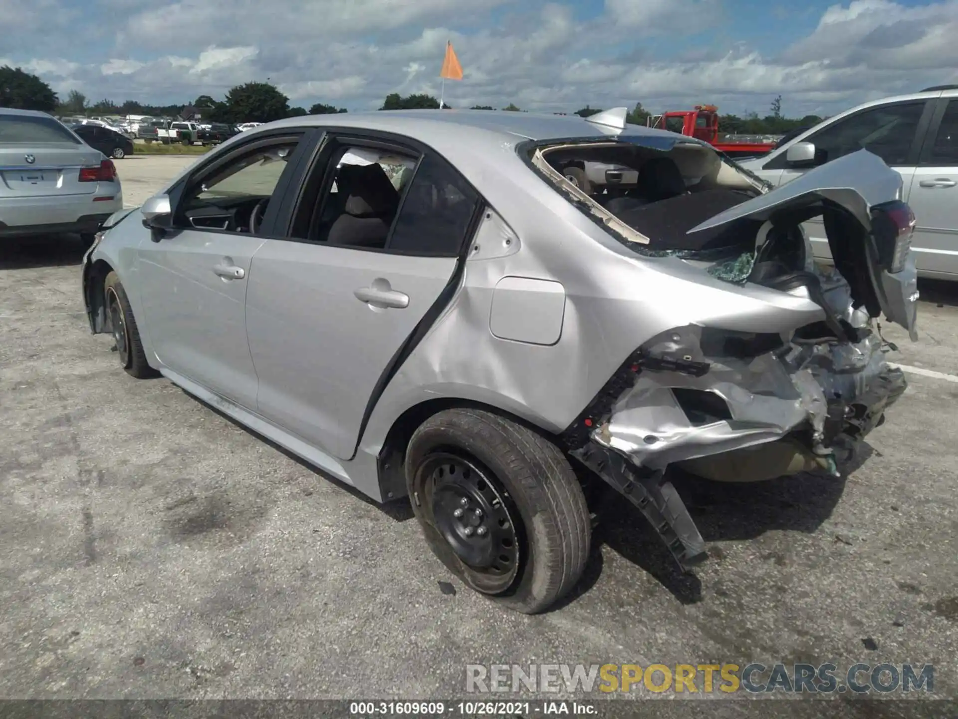 3 Photograph of a damaged car 5YFEPMAE1MP181902 TOYOTA COROLLA 2021