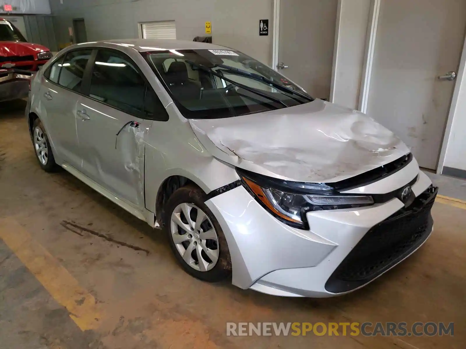 1 Photograph of a damaged car 5YFEPMAE1MP182449 TOYOTA COROLLA 2021