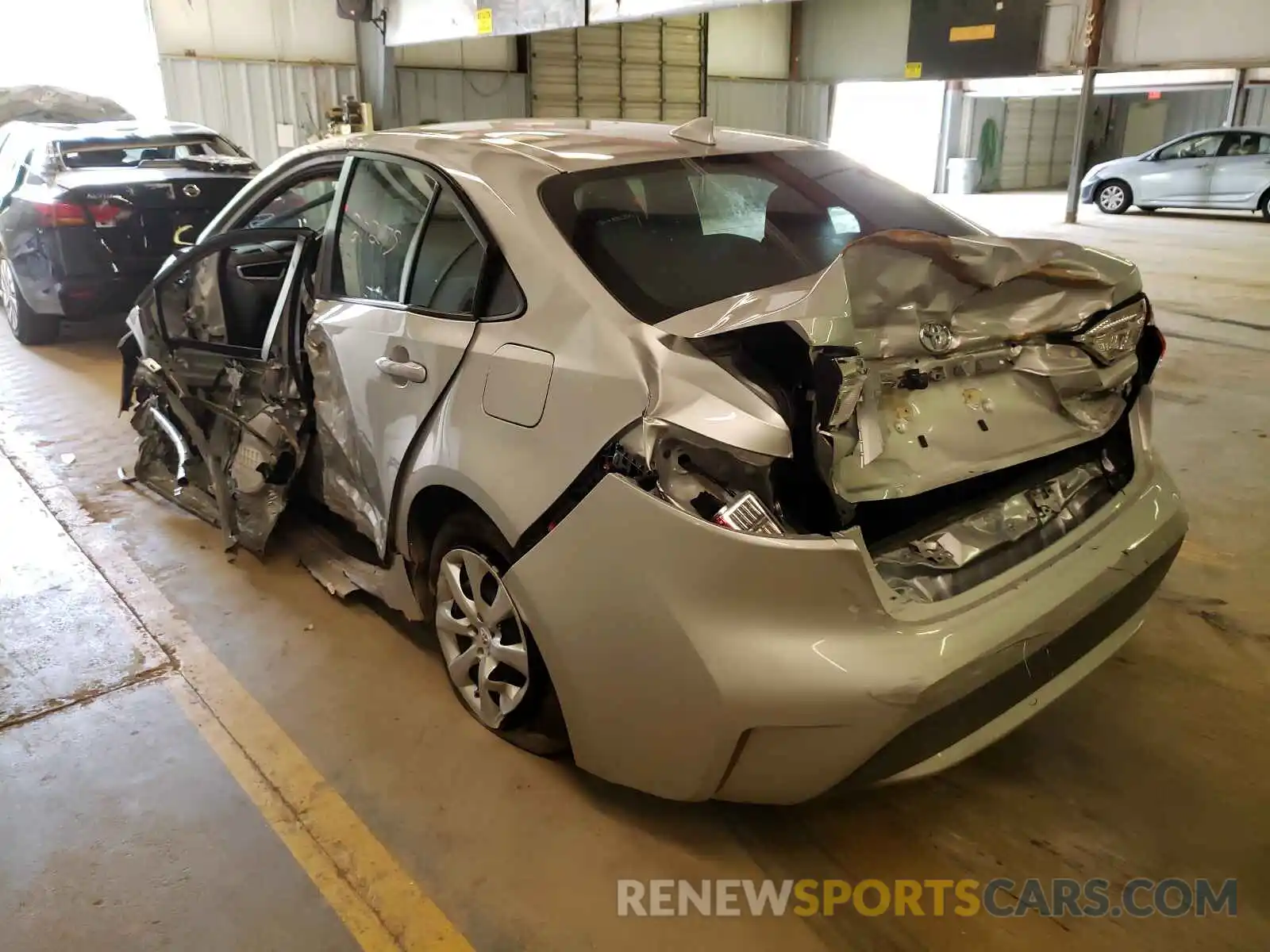 3 Photograph of a damaged car 5YFEPMAE1MP182449 TOYOTA COROLLA 2021