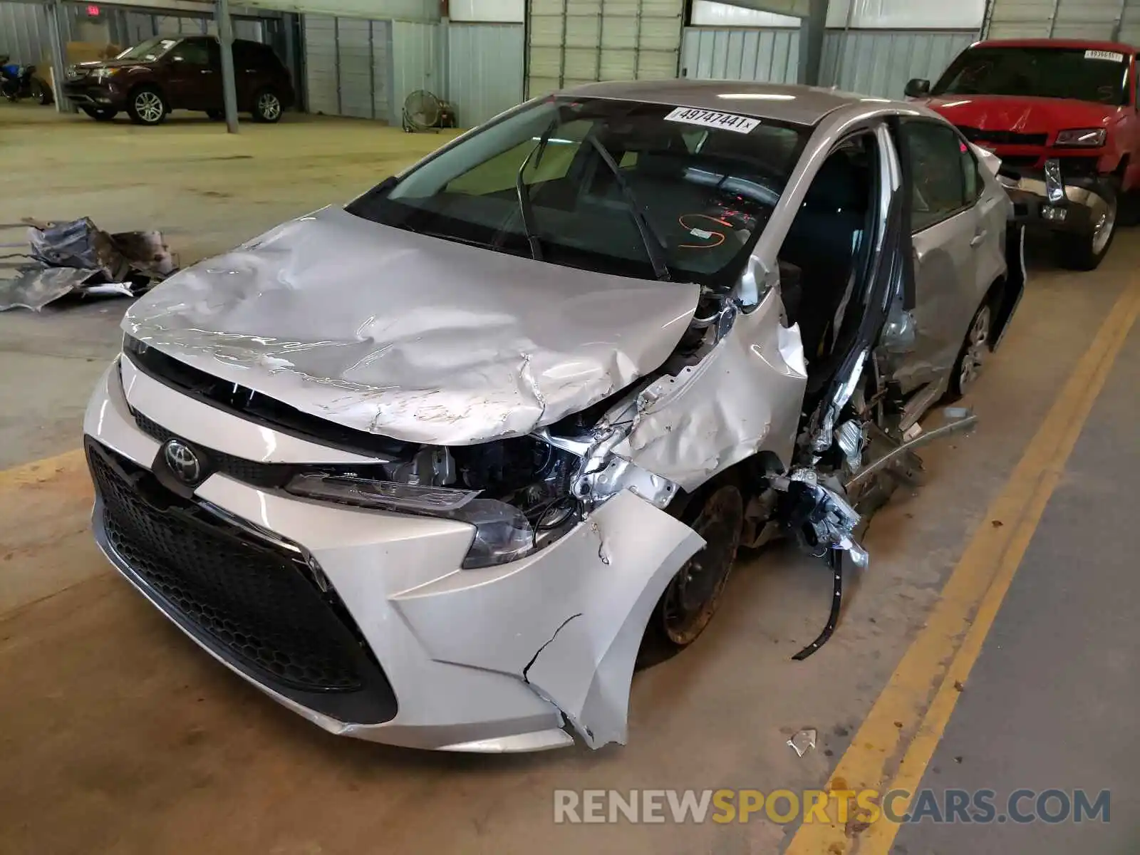 9 Photograph of a damaged car 5YFEPMAE1MP182449 TOYOTA COROLLA 2021