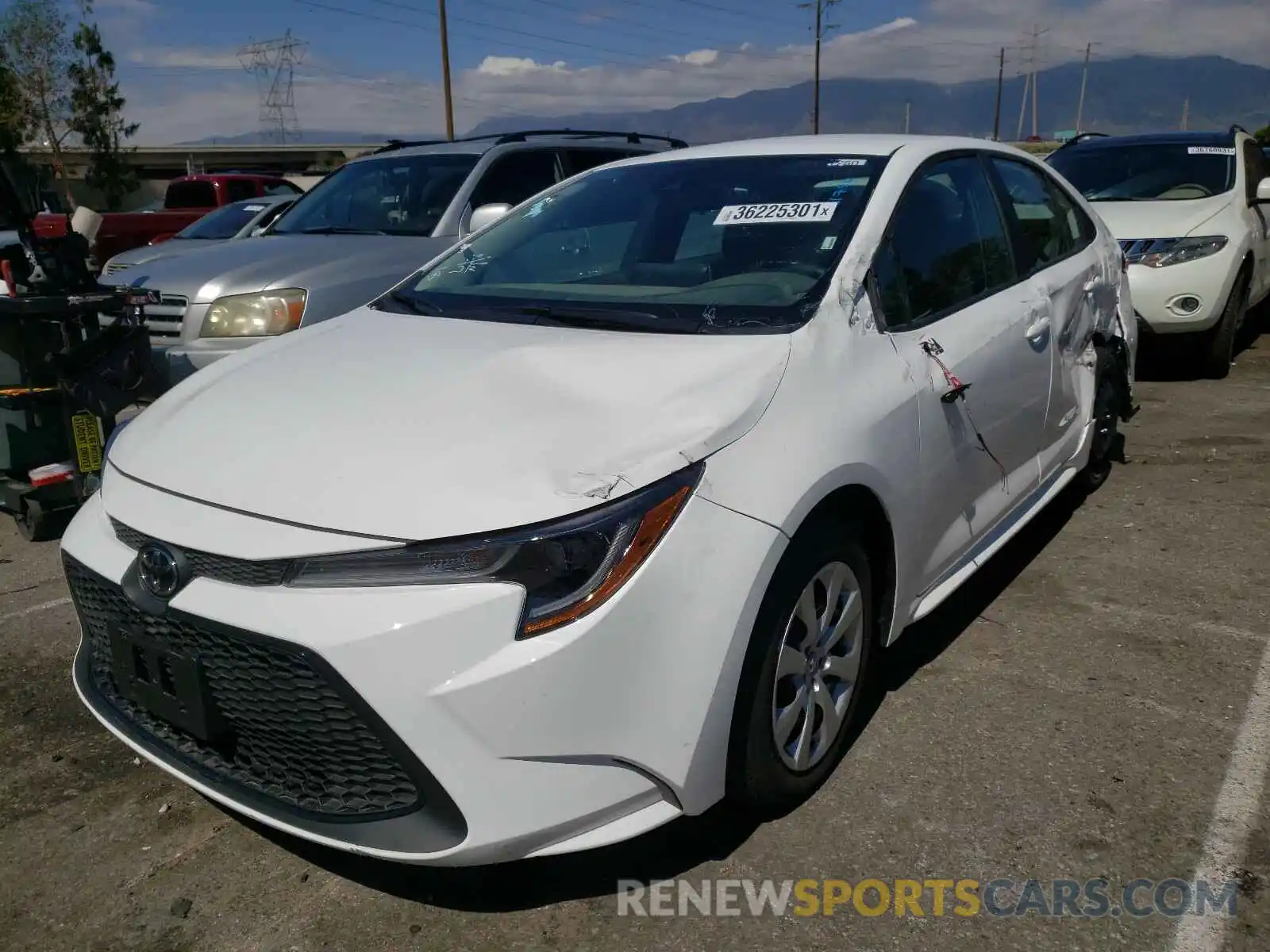 2 Photograph of a damaged car 5YFEPMAE1MP182788 TOYOTA COROLLA 2021