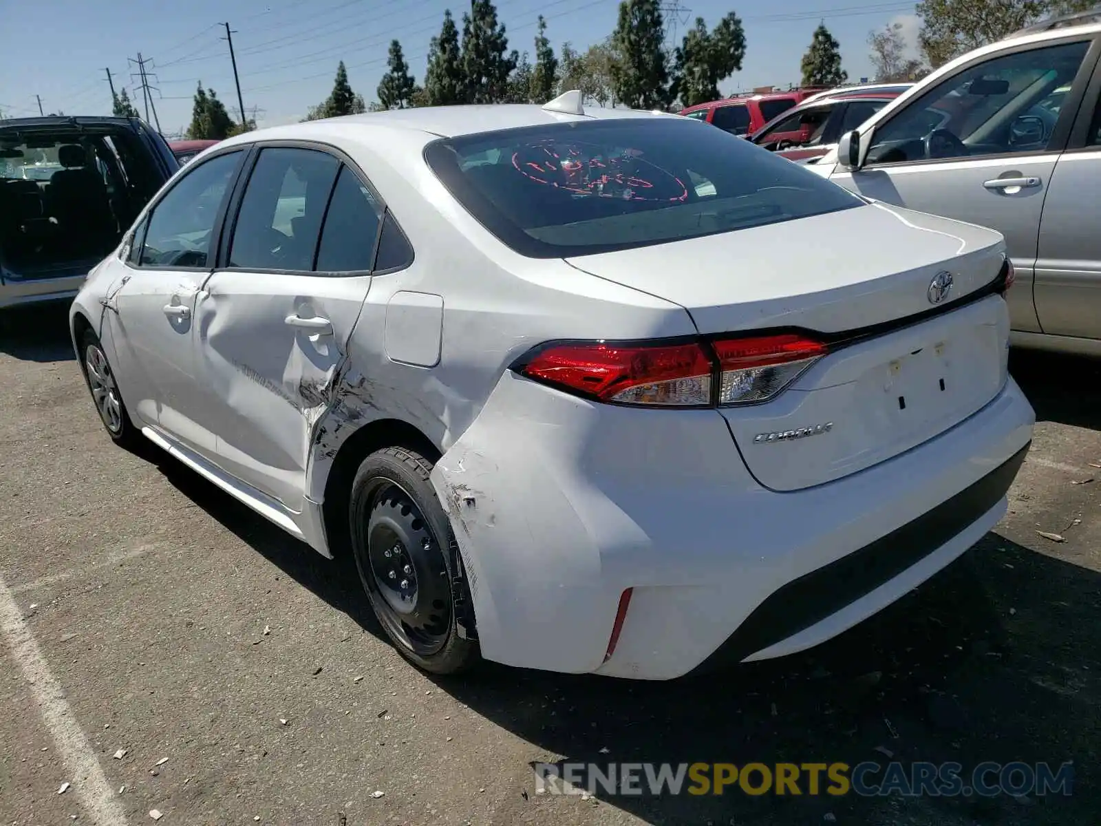 3 Photograph of a damaged car 5YFEPMAE1MP182788 TOYOTA COROLLA 2021