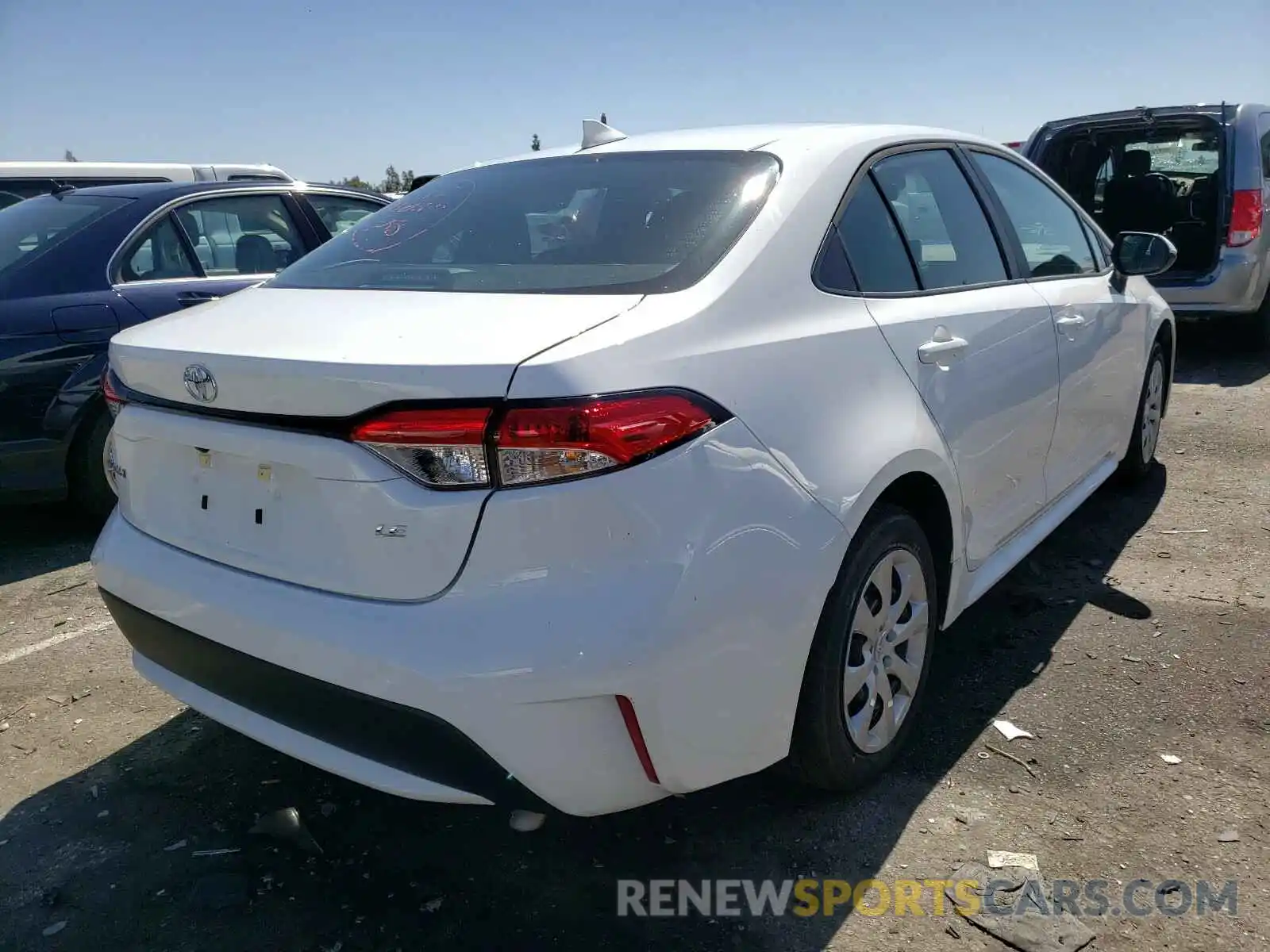 4 Photograph of a damaged car 5YFEPMAE1MP182788 TOYOTA COROLLA 2021