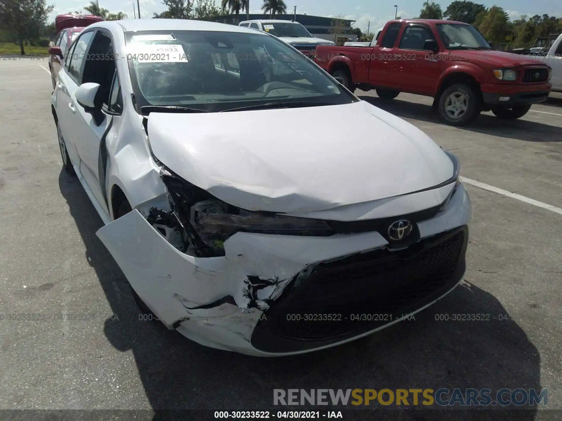 6 Photograph of a damaged car 5YFEPMAE1MP183407 TOYOTA COROLLA 2021