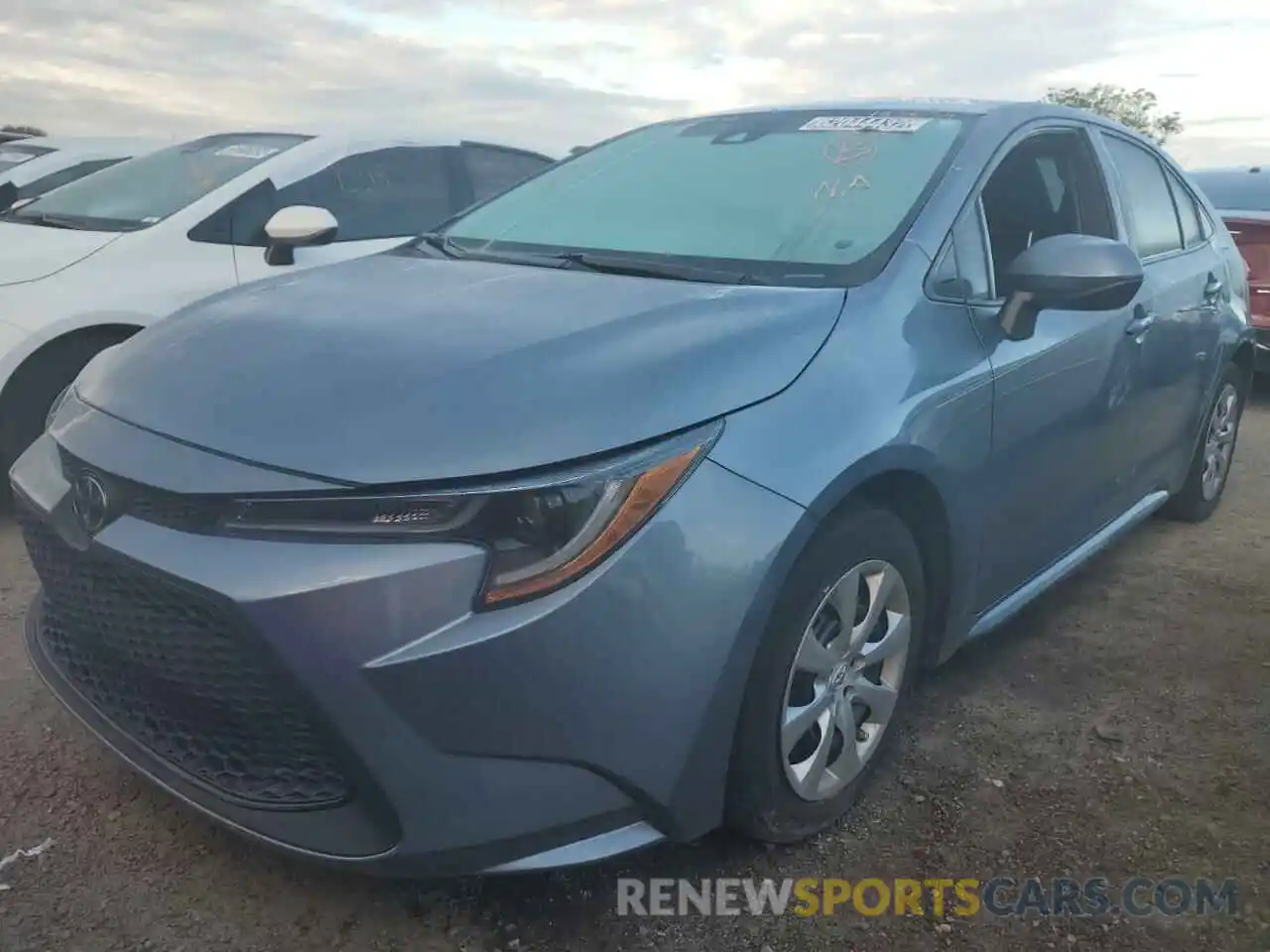 2 Photograph of a damaged car 5YFEPMAE1MP183634 TOYOTA COROLLA 2021