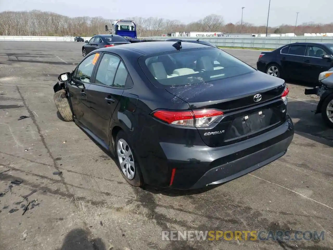 3 Photograph of a damaged car 5YFEPMAE1MP183794 TOYOTA COROLLA 2021