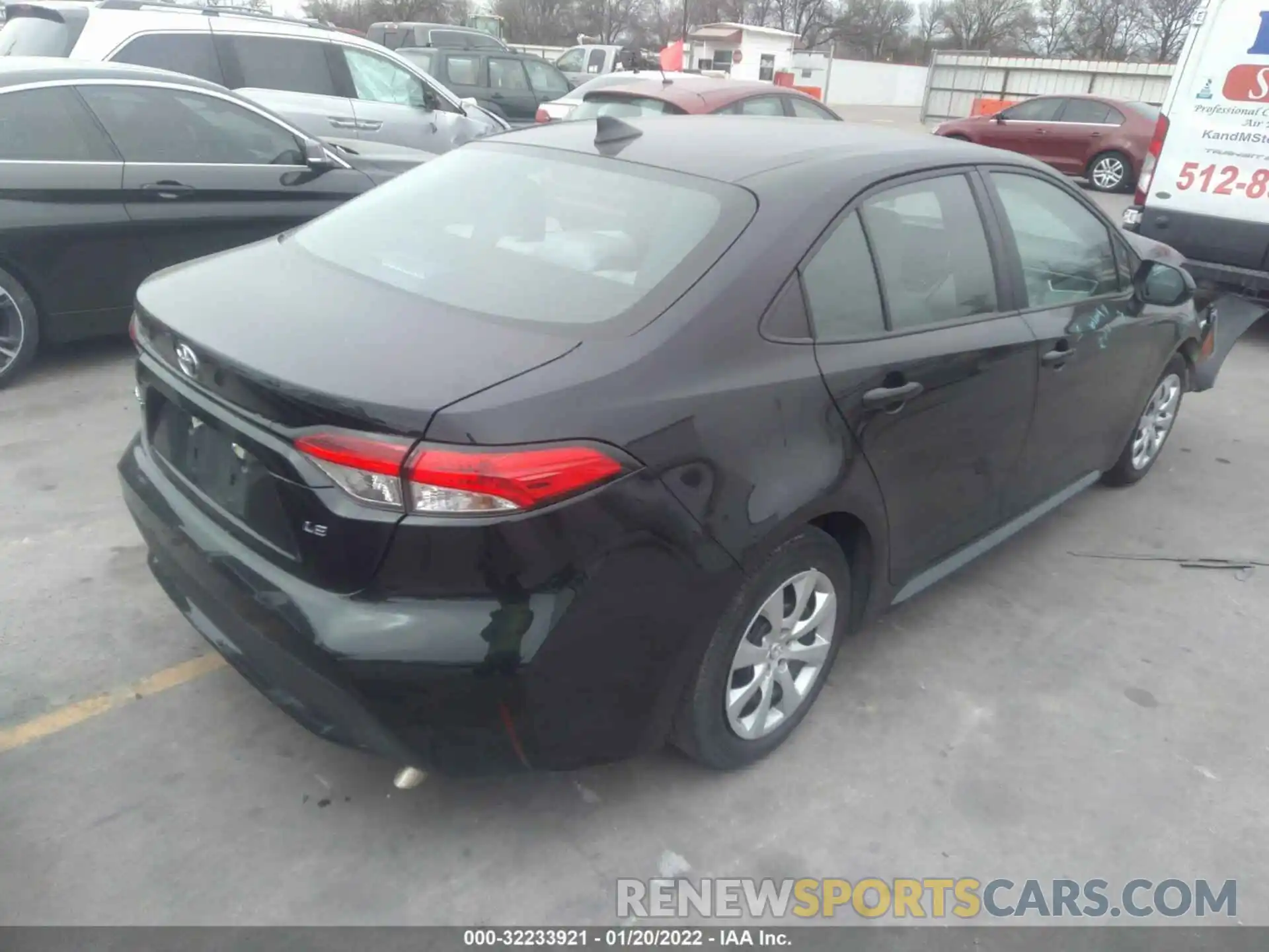 4 Photograph of a damaged car 5YFEPMAE1MP185593 TOYOTA COROLLA 2021