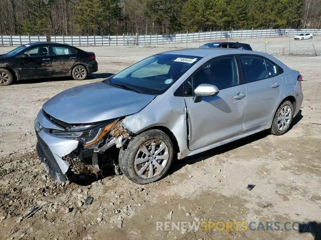 1 Photograph of a damaged car 5YFEPMAE1MP185805 TOYOTA COROLLA 2021