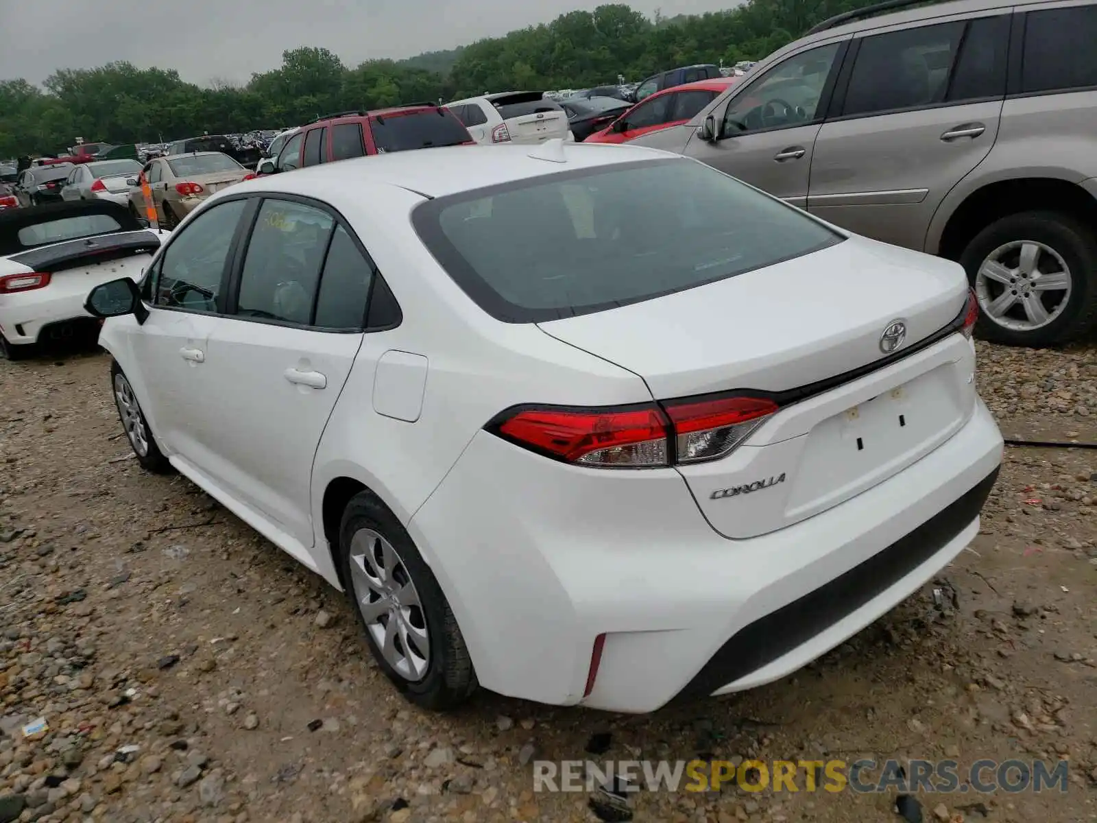 3 Photograph of a damaged car 5YFEPMAE1MP185951 TOYOTA COROLLA 2021