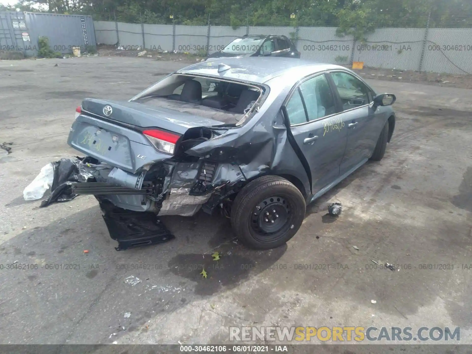 4 Photograph of a damaged car 5YFEPMAE1MP187098 TOYOTA COROLLA 2021