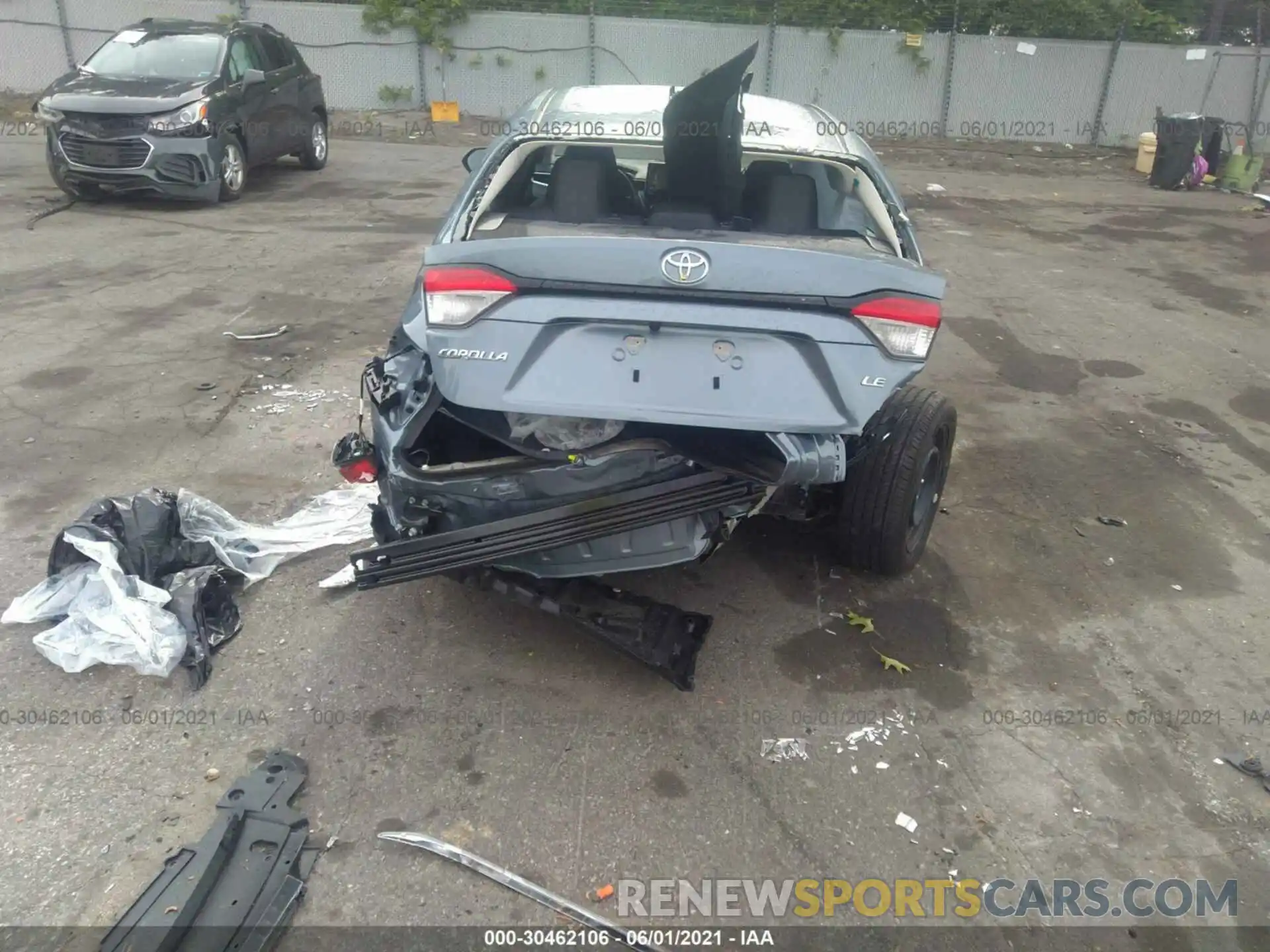 6 Photograph of a damaged car 5YFEPMAE1MP187098 TOYOTA COROLLA 2021