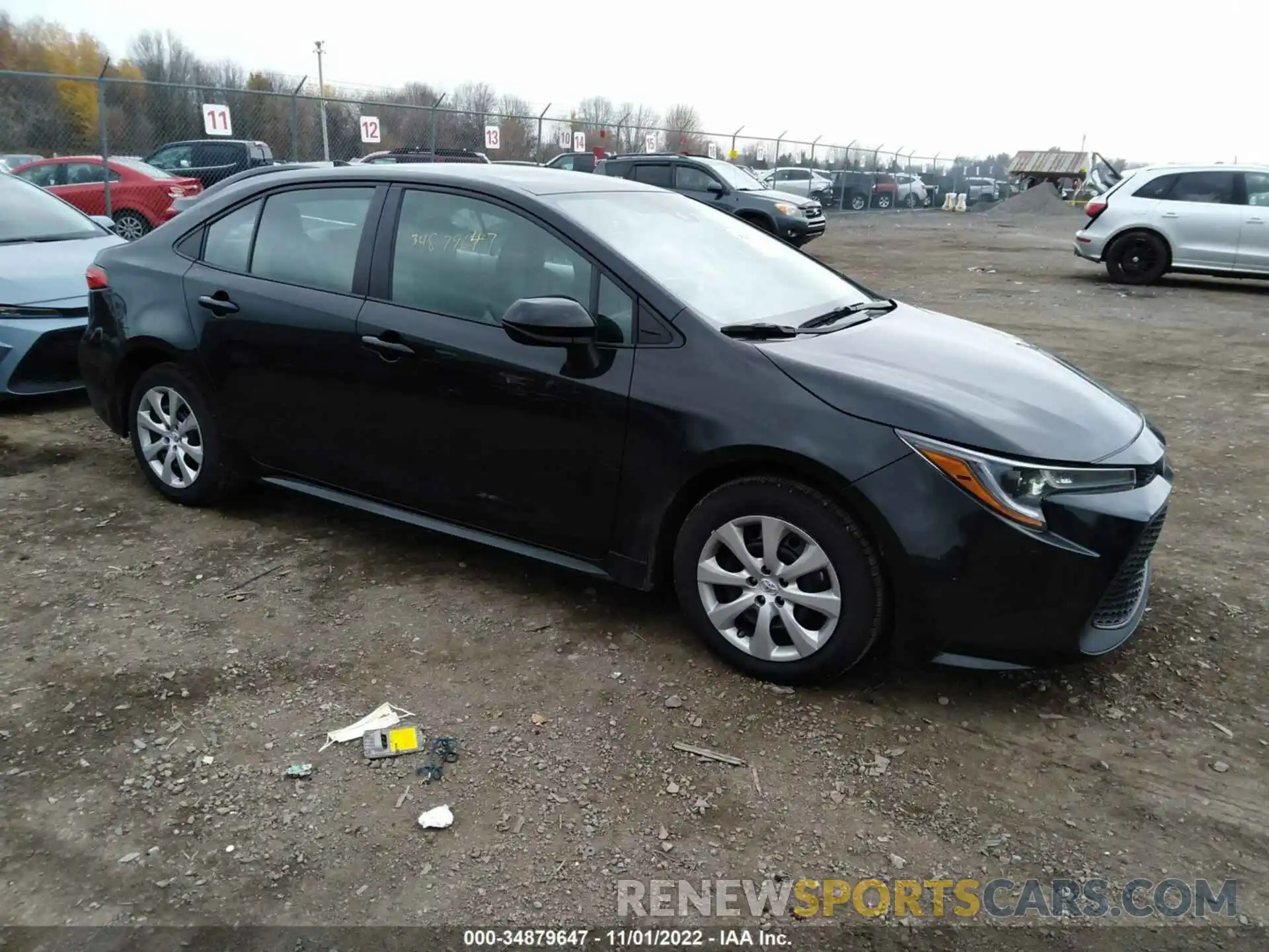 1 Photograph of a damaged car 5YFEPMAE1MP187862 TOYOTA COROLLA 2021