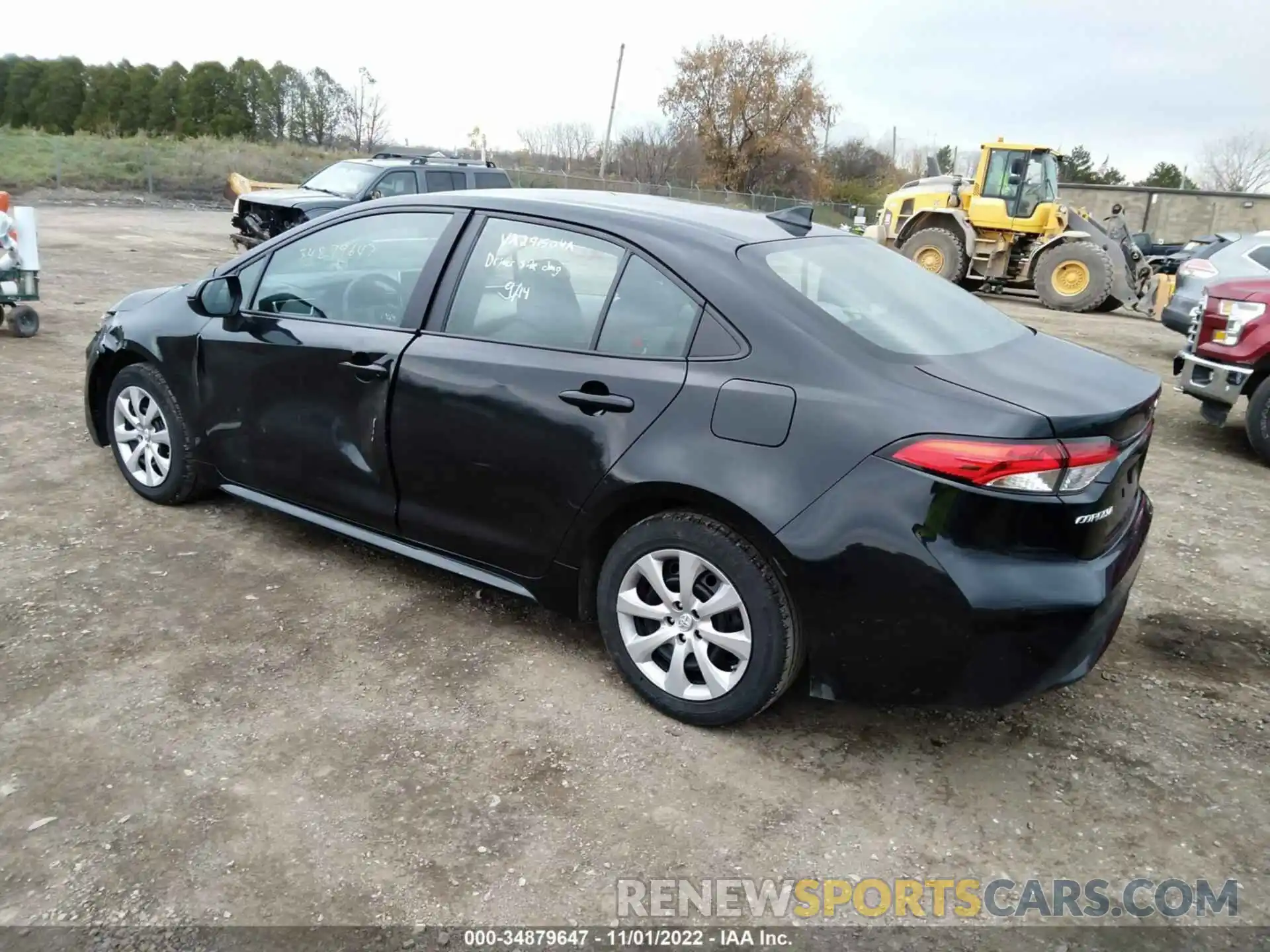 3 Photograph of a damaged car 5YFEPMAE1MP187862 TOYOTA COROLLA 2021