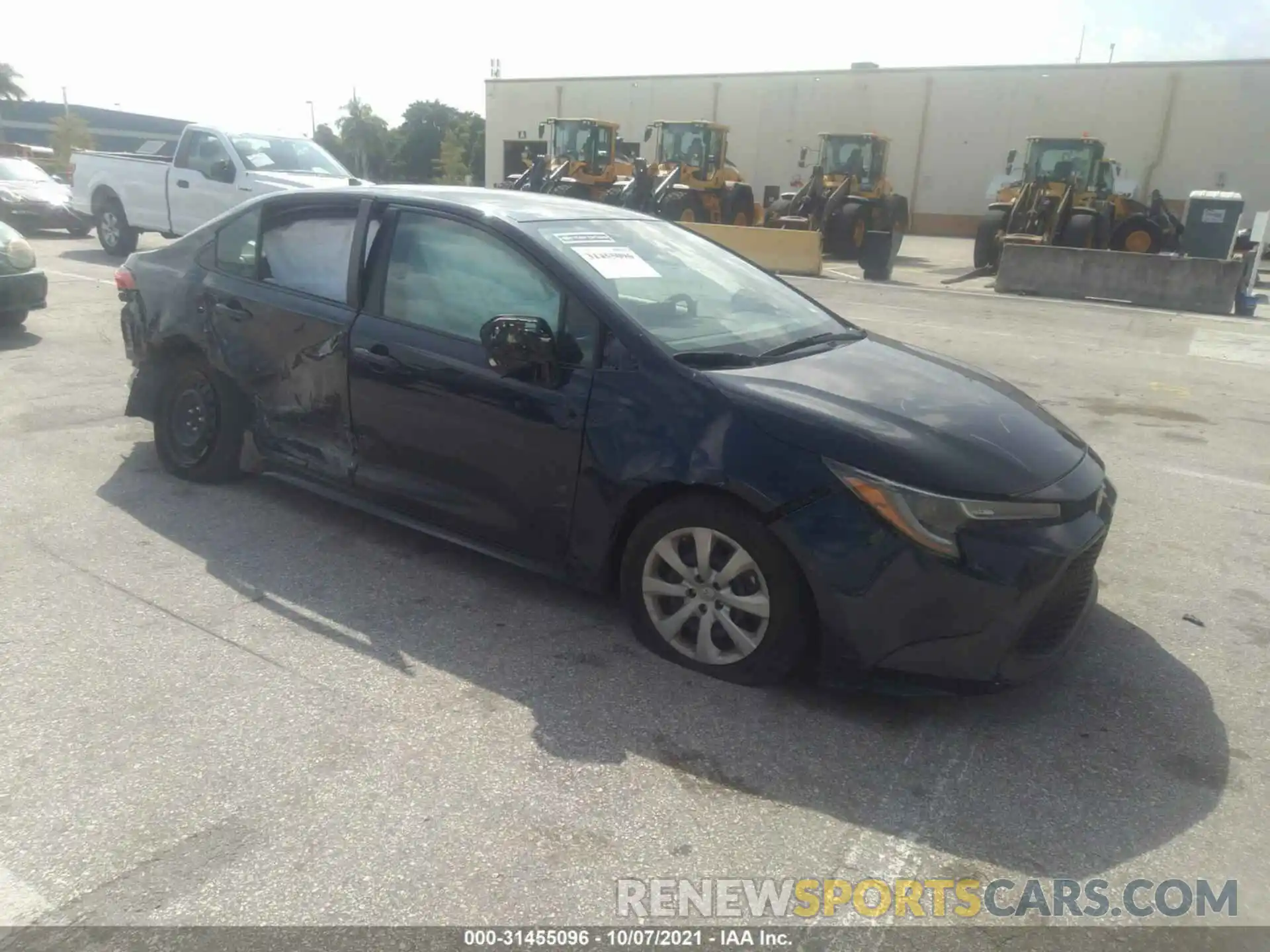 1 Photograph of a damaged car 5YFEPMAE1MP188011 TOYOTA COROLLA 2021