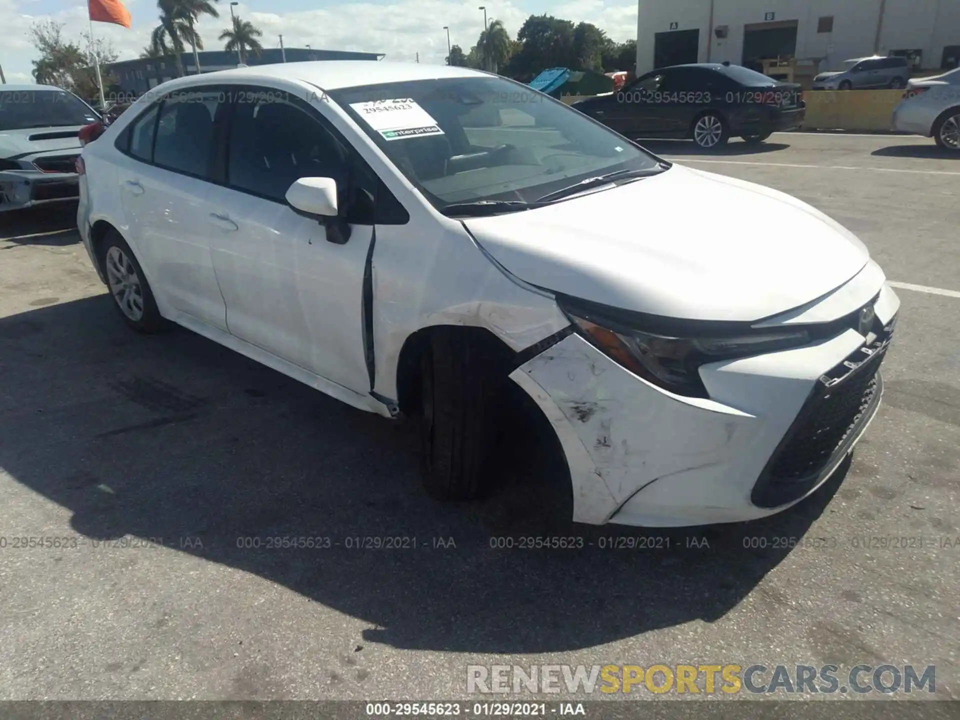 1 Photograph of a damaged car 5YFEPMAE1MP189076 TOYOTA COROLLA 2021