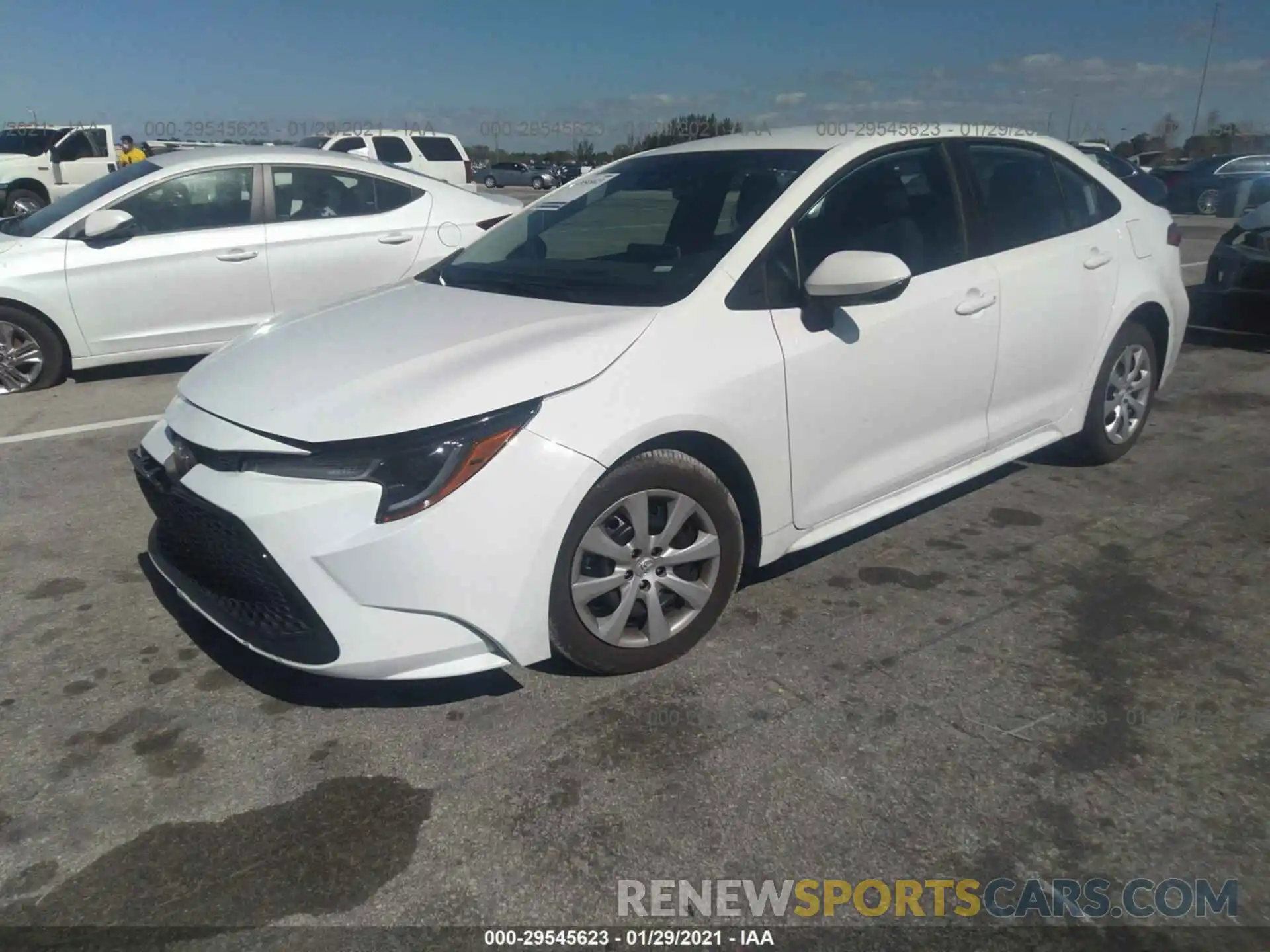 2 Photograph of a damaged car 5YFEPMAE1MP189076 TOYOTA COROLLA 2021