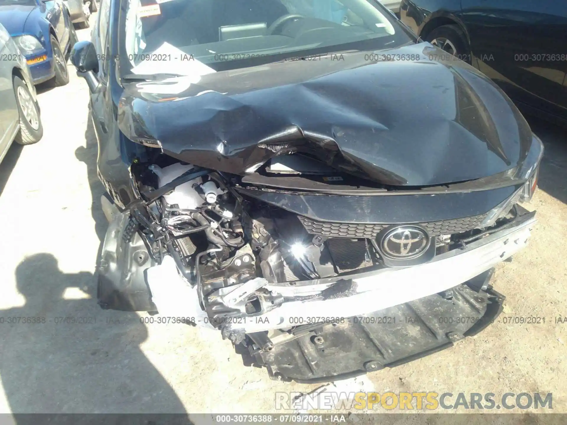 6 Photograph of a damaged car 5YFEPMAE1MP189725 TOYOTA COROLLA 2021