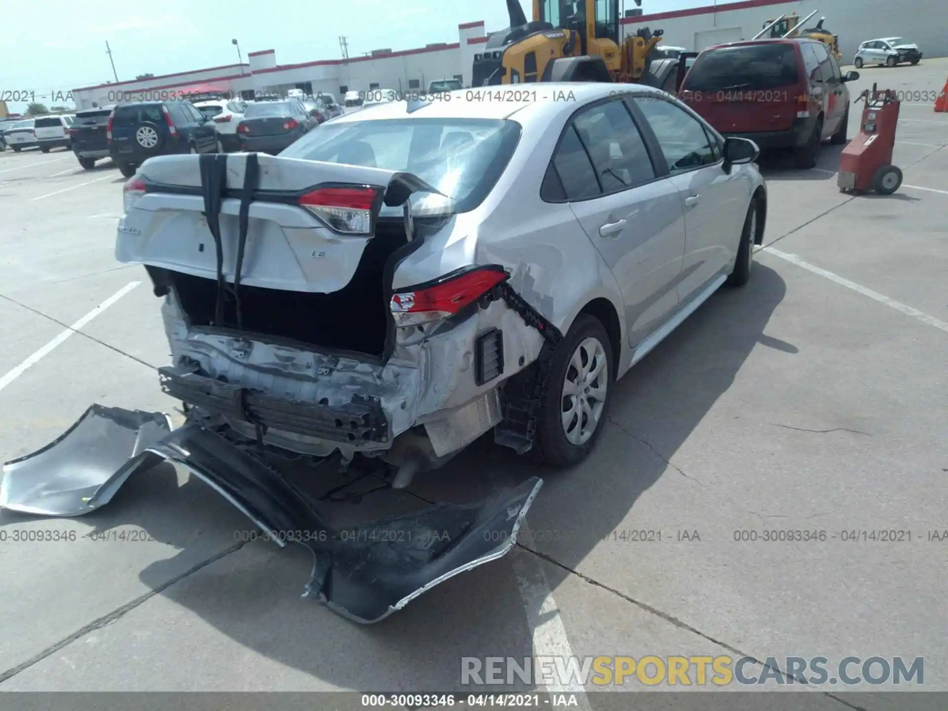 6 Photograph of a damaged car 5YFEPMAE1MP190356 TOYOTA COROLLA 2021