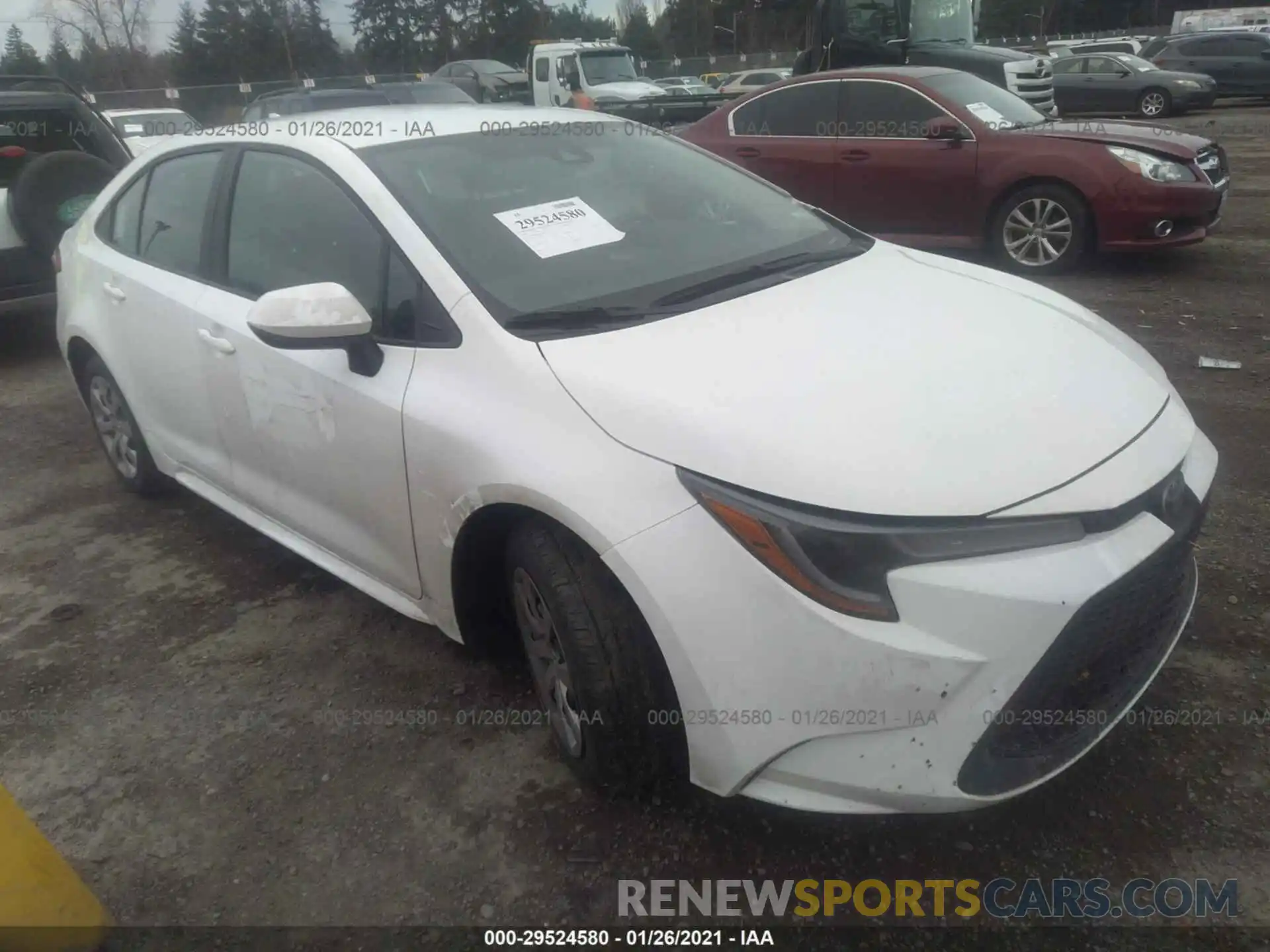 1 Photograph of a damaged car 5YFEPMAE1MP190924 TOYOTA COROLLA 2021