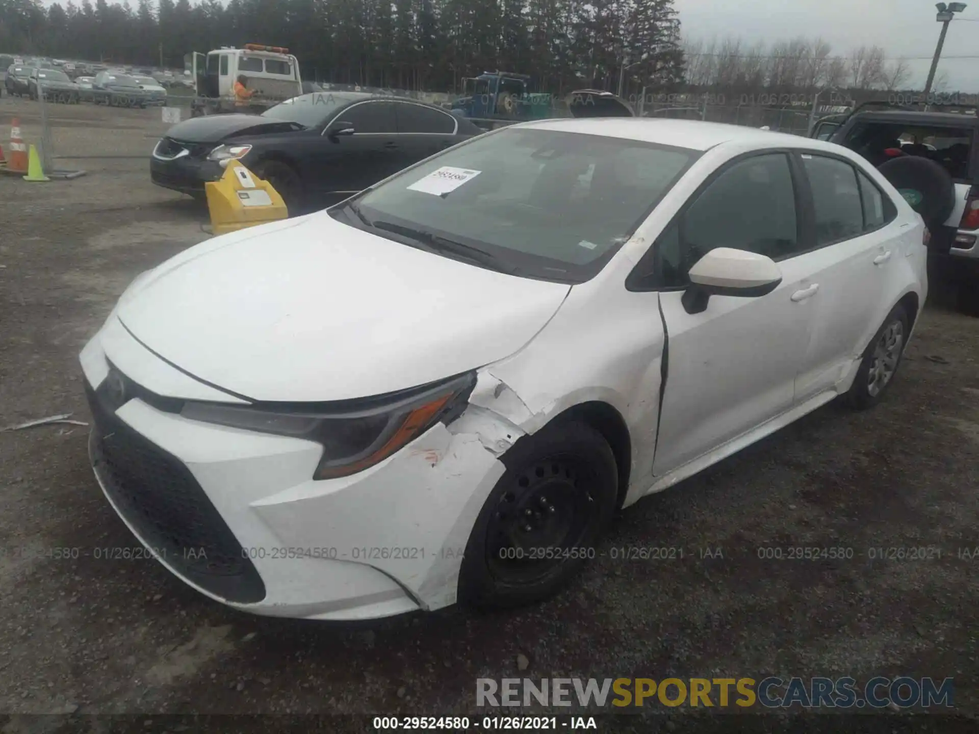 2 Photograph of a damaged car 5YFEPMAE1MP190924 TOYOTA COROLLA 2021