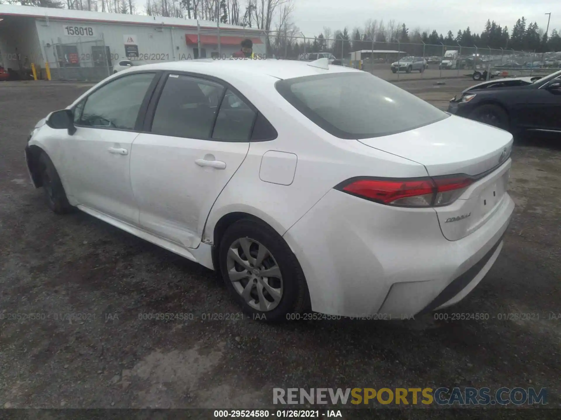 3 Photograph of a damaged car 5YFEPMAE1MP190924 TOYOTA COROLLA 2021