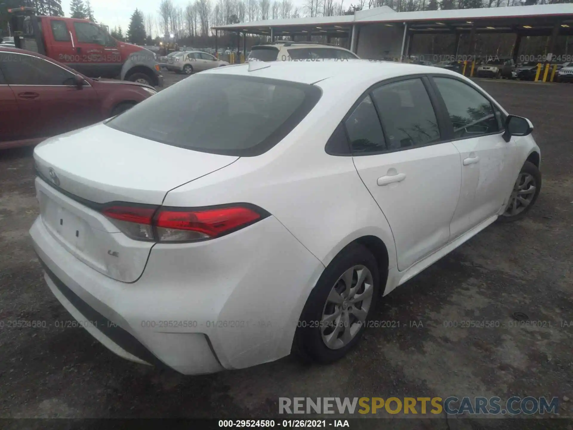 4 Photograph of a damaged car 5YFEPMAE1MP190924 TOYOTA COROLLA 2021