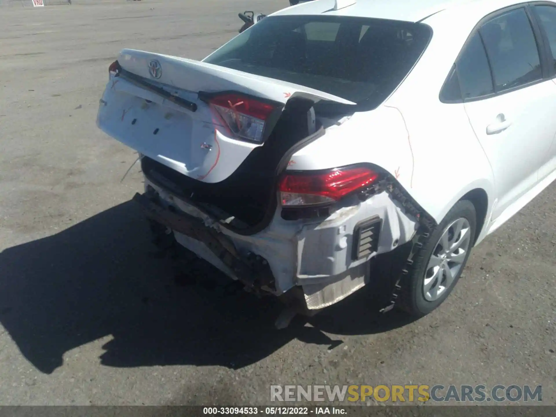 12 Photograph of a damaged car 5YFEPMAE1MP191071 TOYOTA COROLLA 2021