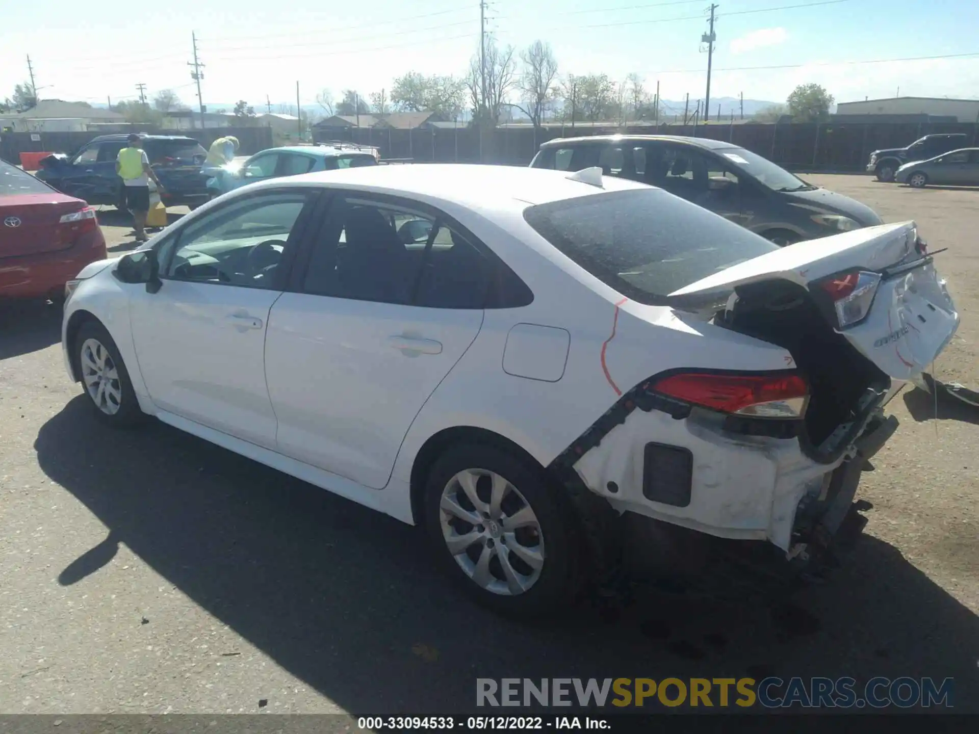 3 Photograph of a damaged car 5YFEPMAE1MP191071 TOYOTA COROLLA 2021