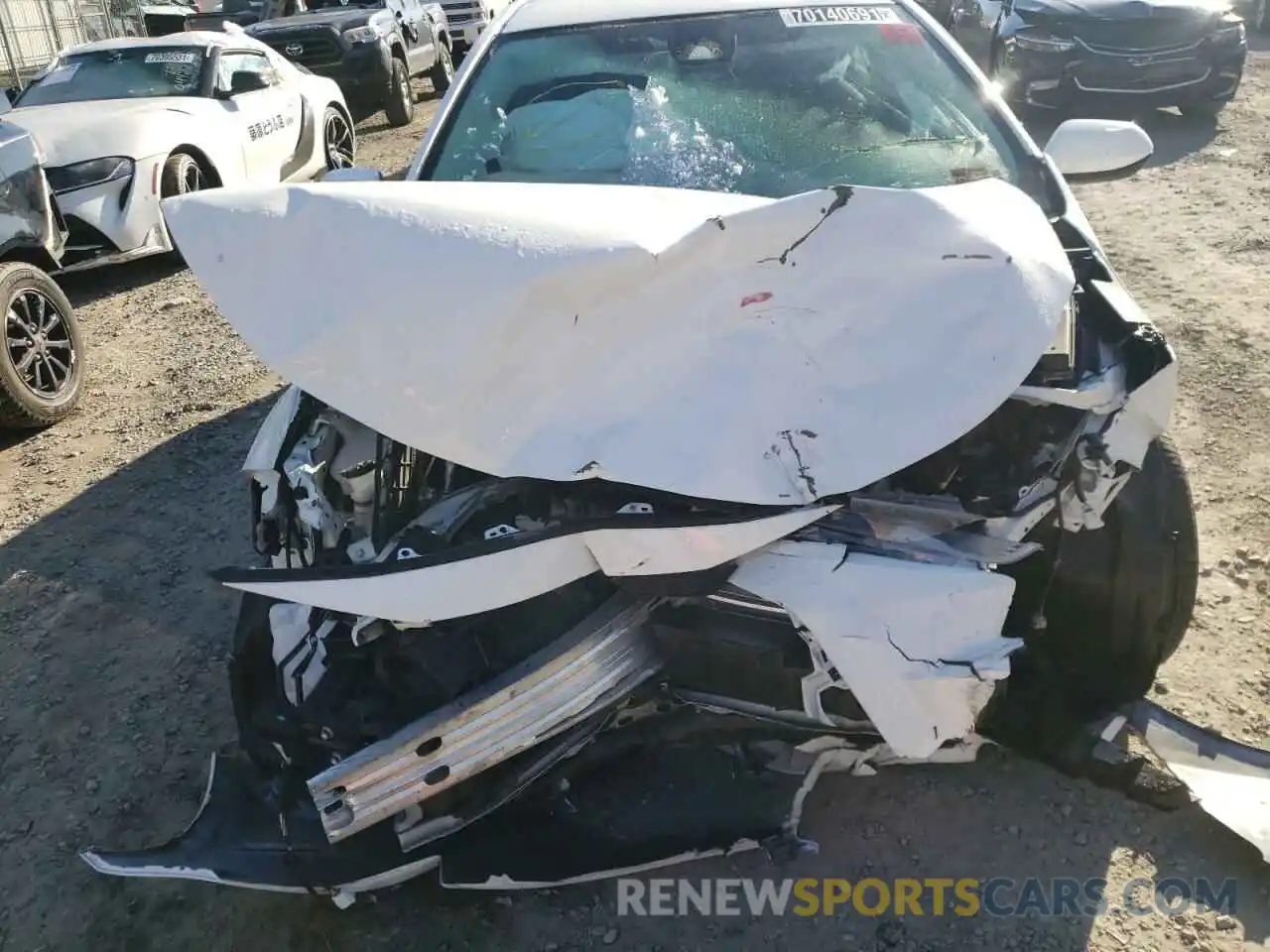 7 Photograph of a damaged car 5YFEPMAE1MP191099 TOYOTA COROLLA 2021